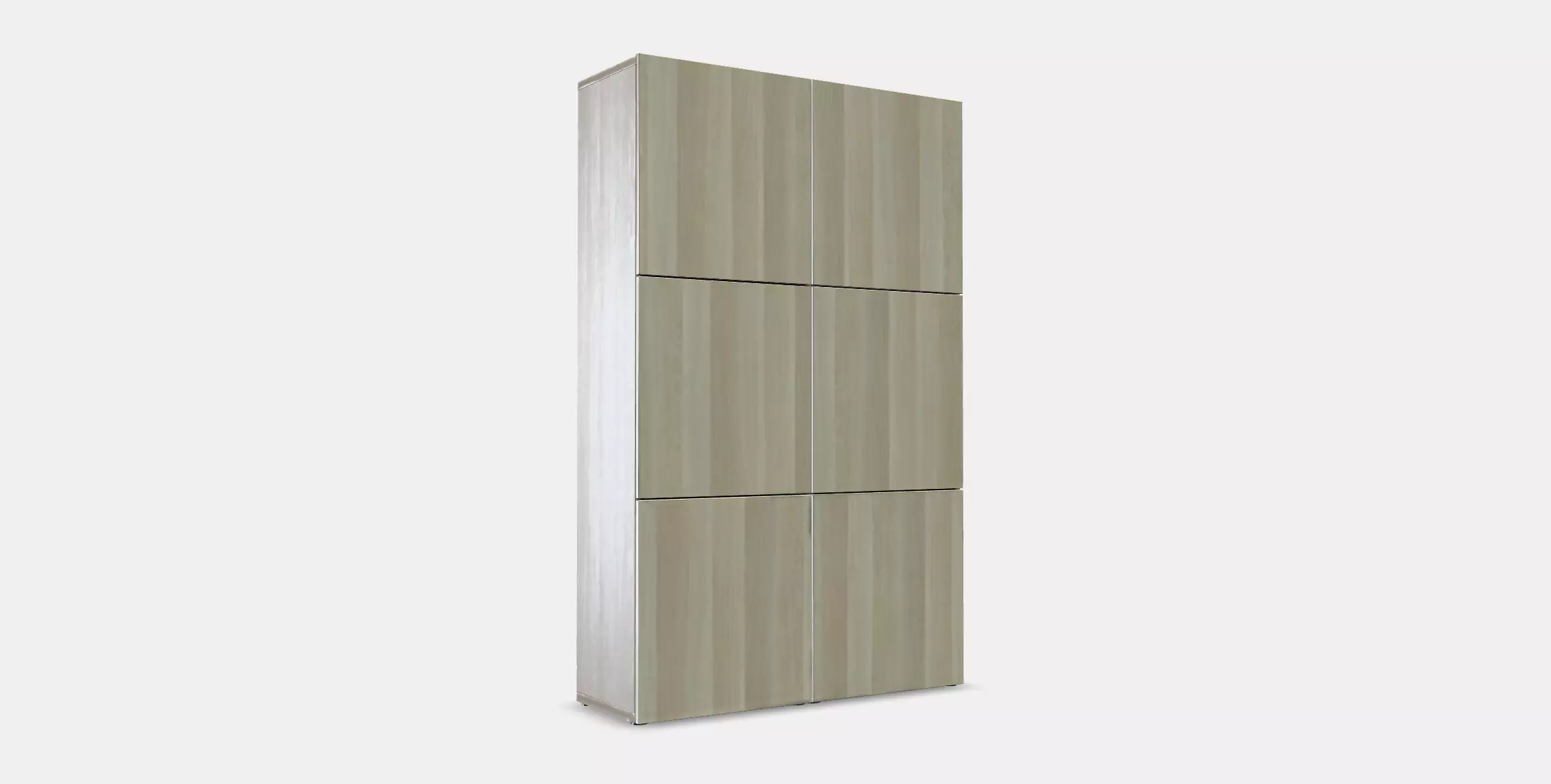 BESTA Storage combination with doors 62 Low-poly 3D model_0