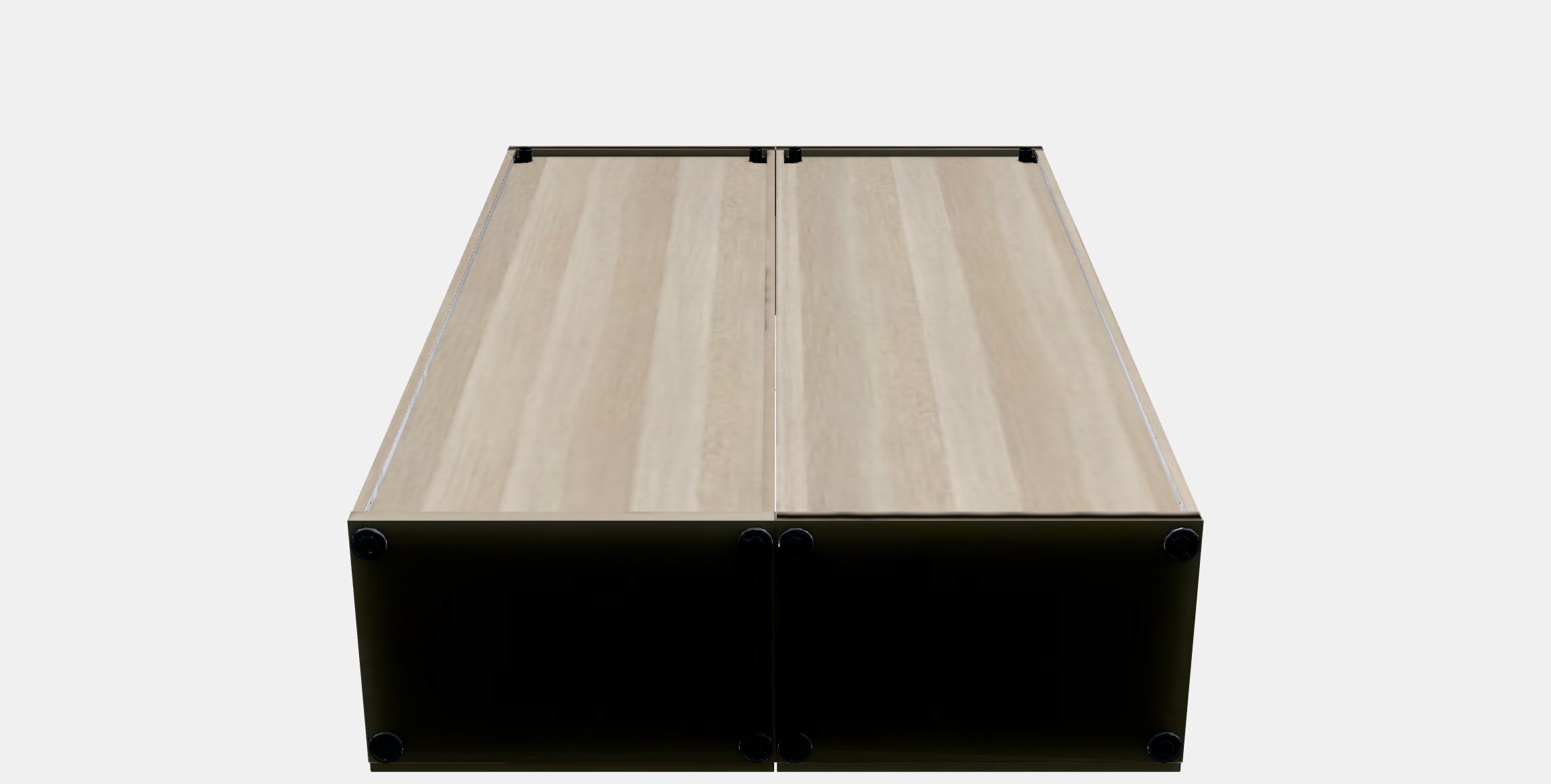 BESTA Storage combination with doors 62 Low-poly 3D model_11