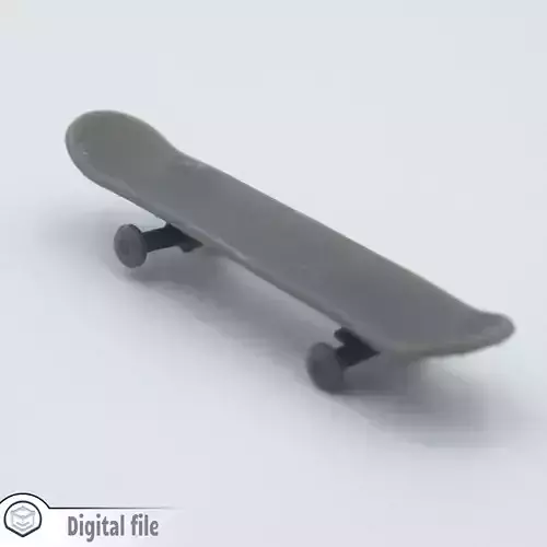 Skateboard 3d miniature