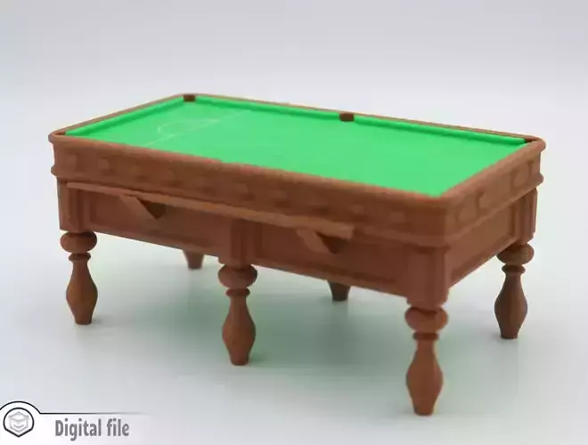 miniature Snooker table game 