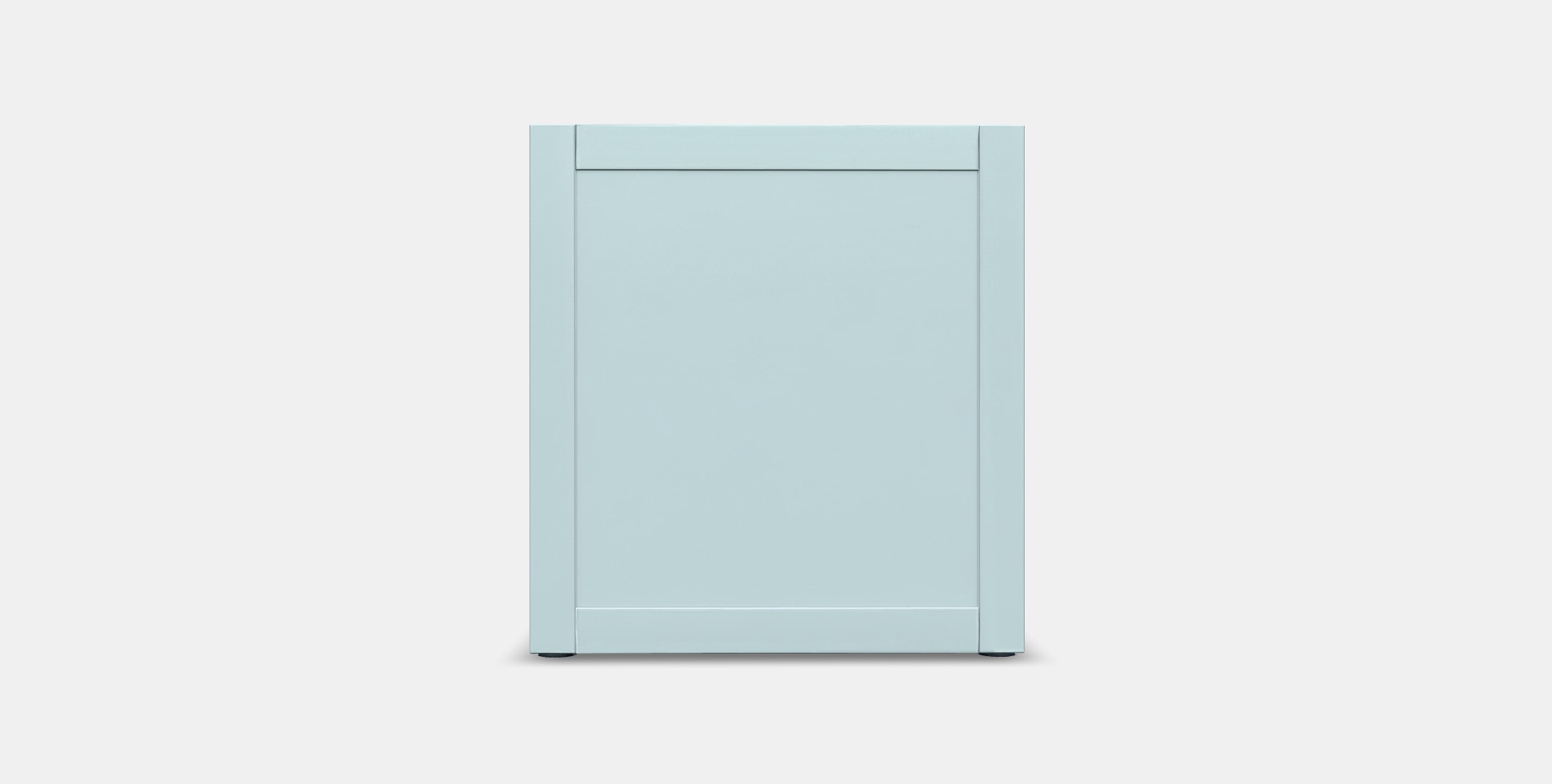 BESTA Shelf unit with door 61 Low-poly 3D model_10