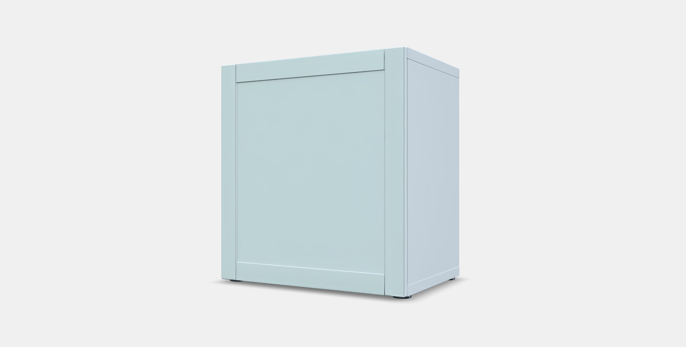 BESTA Shelf unit with door 61 Low-poly 3D model_12
