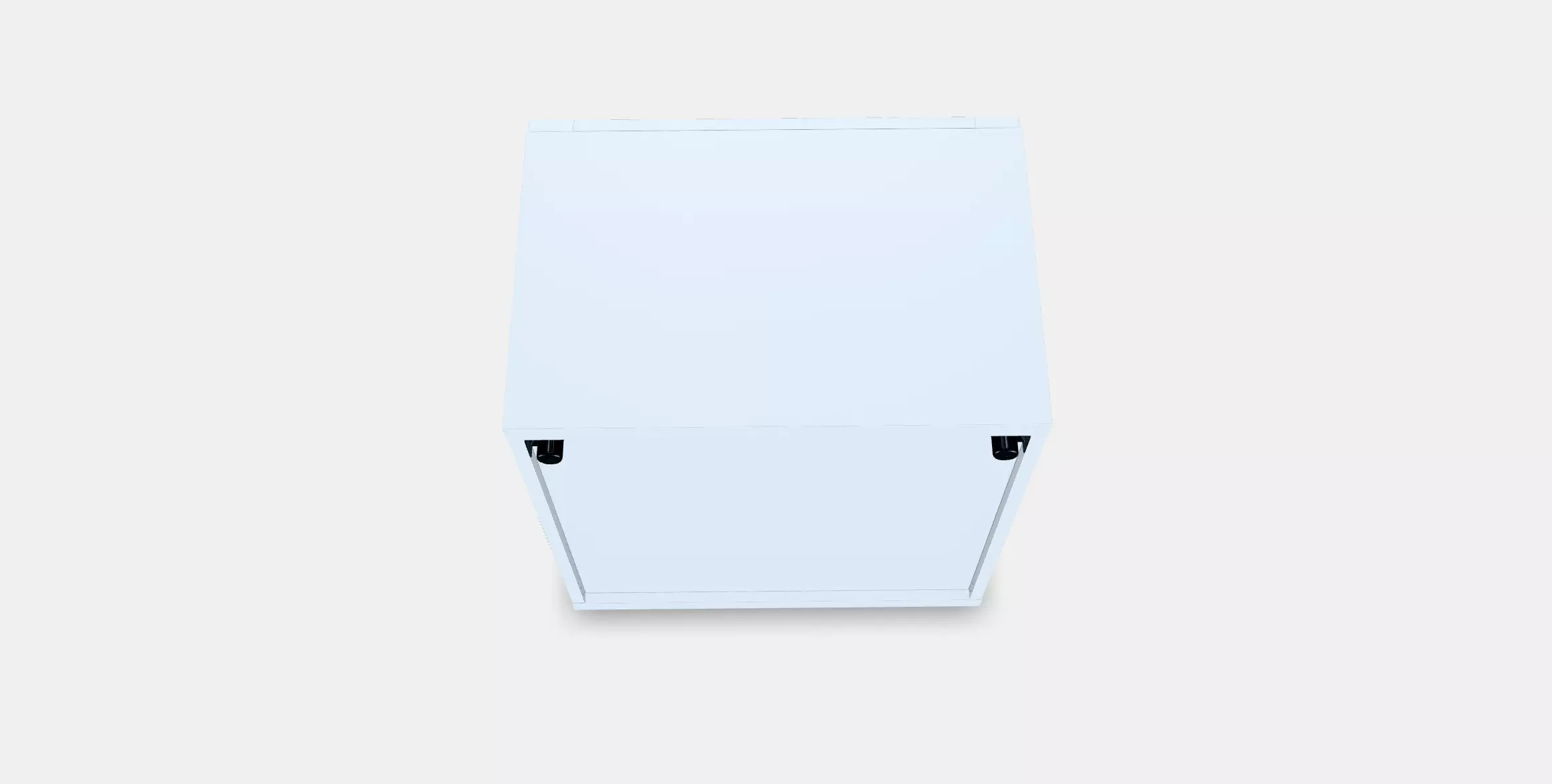 BESTA Shelf unit with door 61 Low-poly 3D model_0