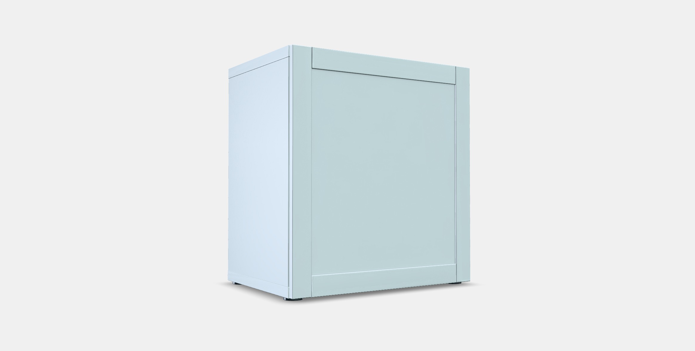 BESTA Shelf unit with door 61 Low-poly 3D model_2