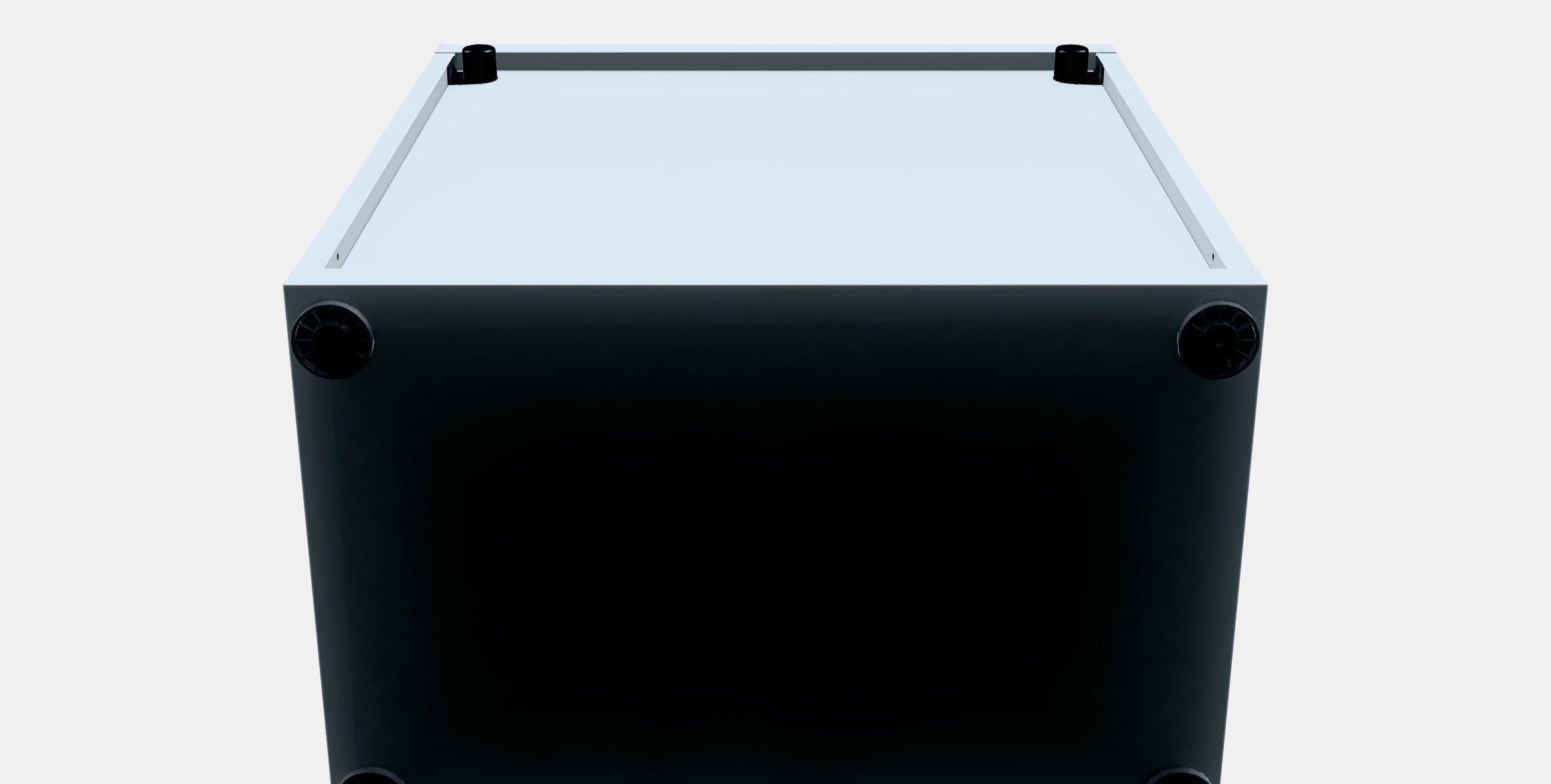 BESTA Shelf unit with door 61 Low-poly 3D model_9