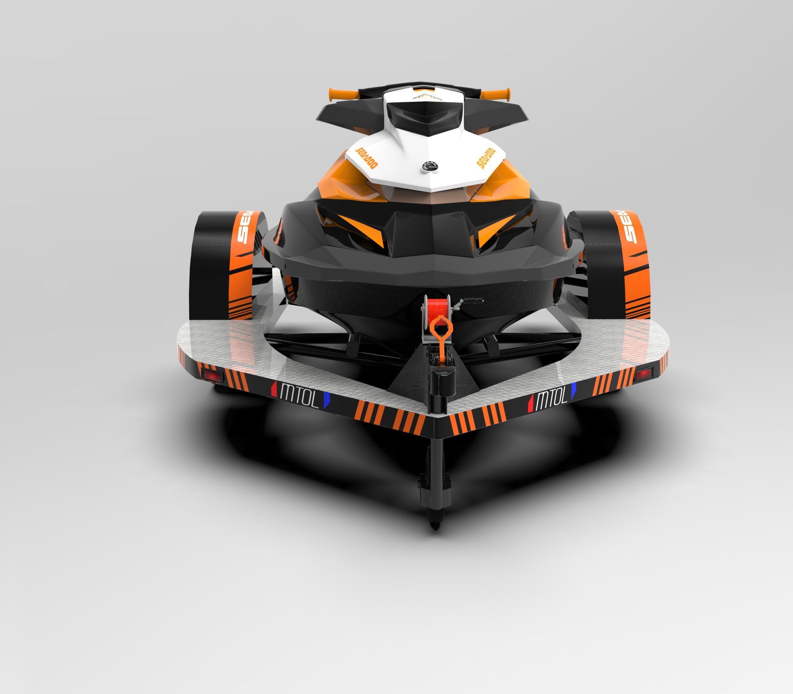 Sea-Doo GTR 215 3D model_2