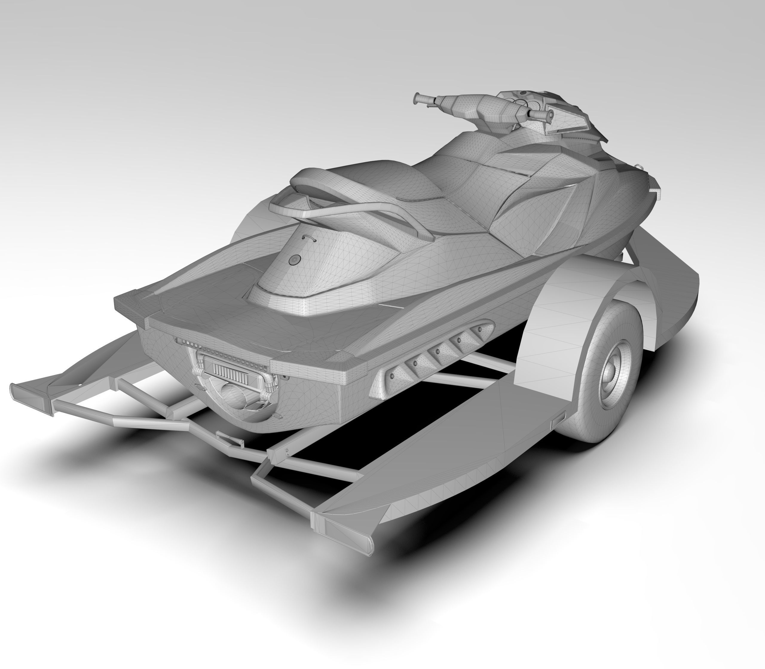 Sea-Doo GTR 215 3D model_8