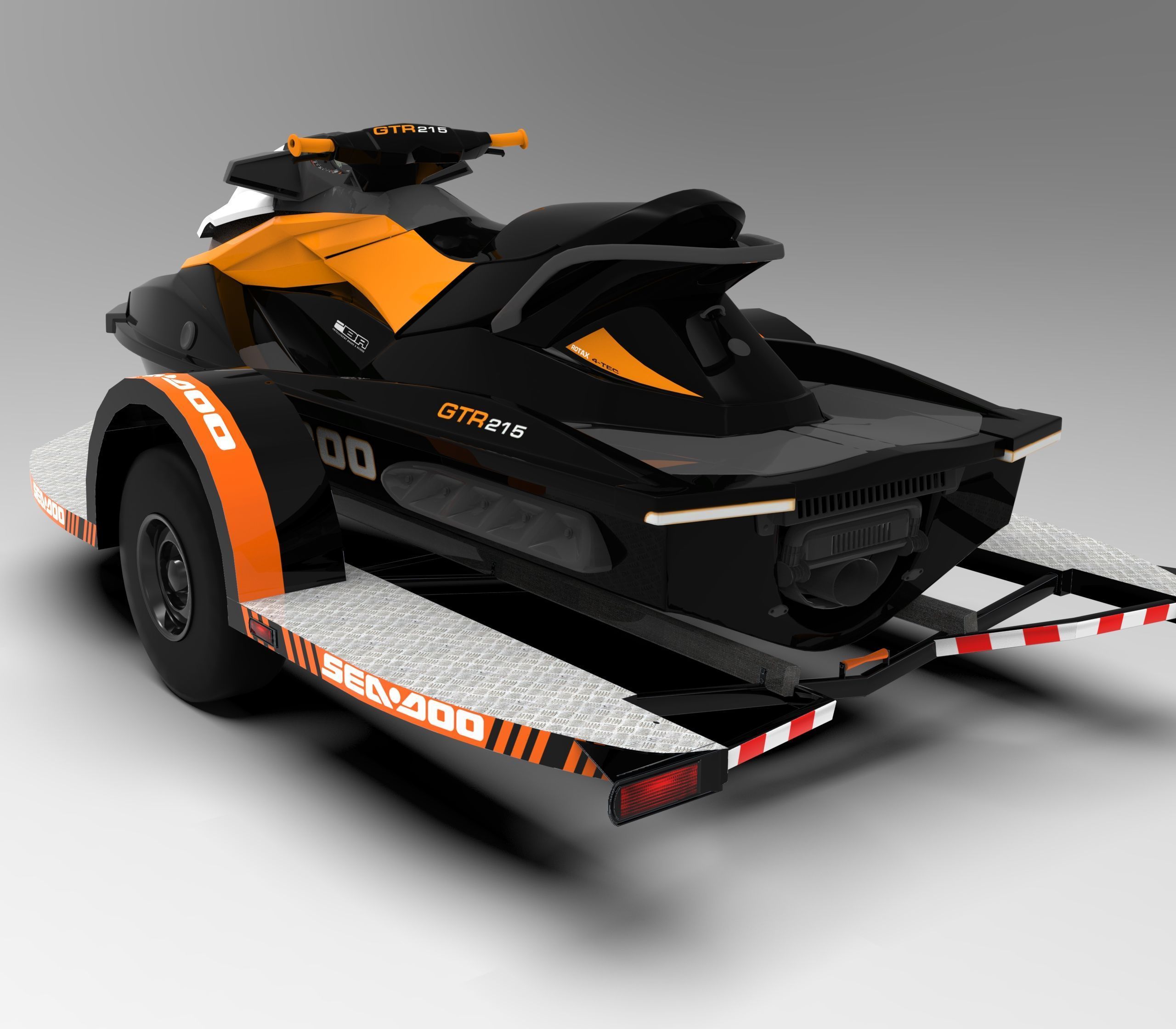 Sea-Doo GTR 215 3D model_3