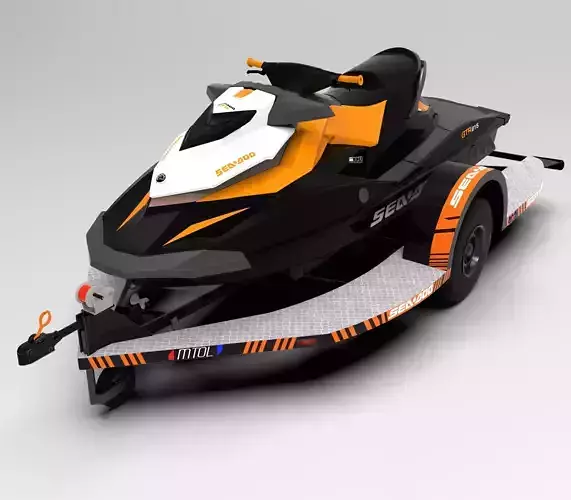 Sea-Doo GTR 215 3D model