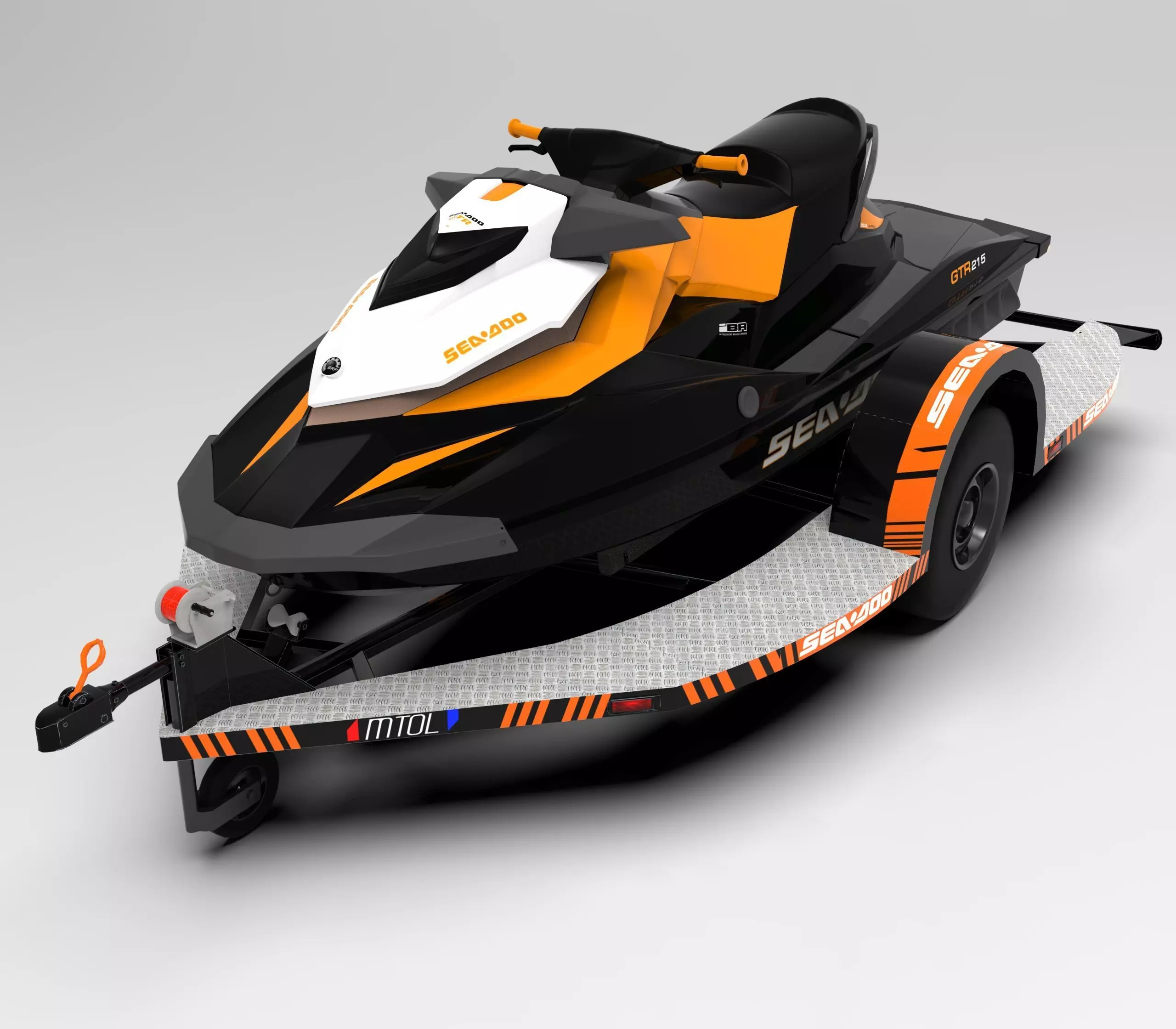 Sea-Doo GTR 215 3D model_0