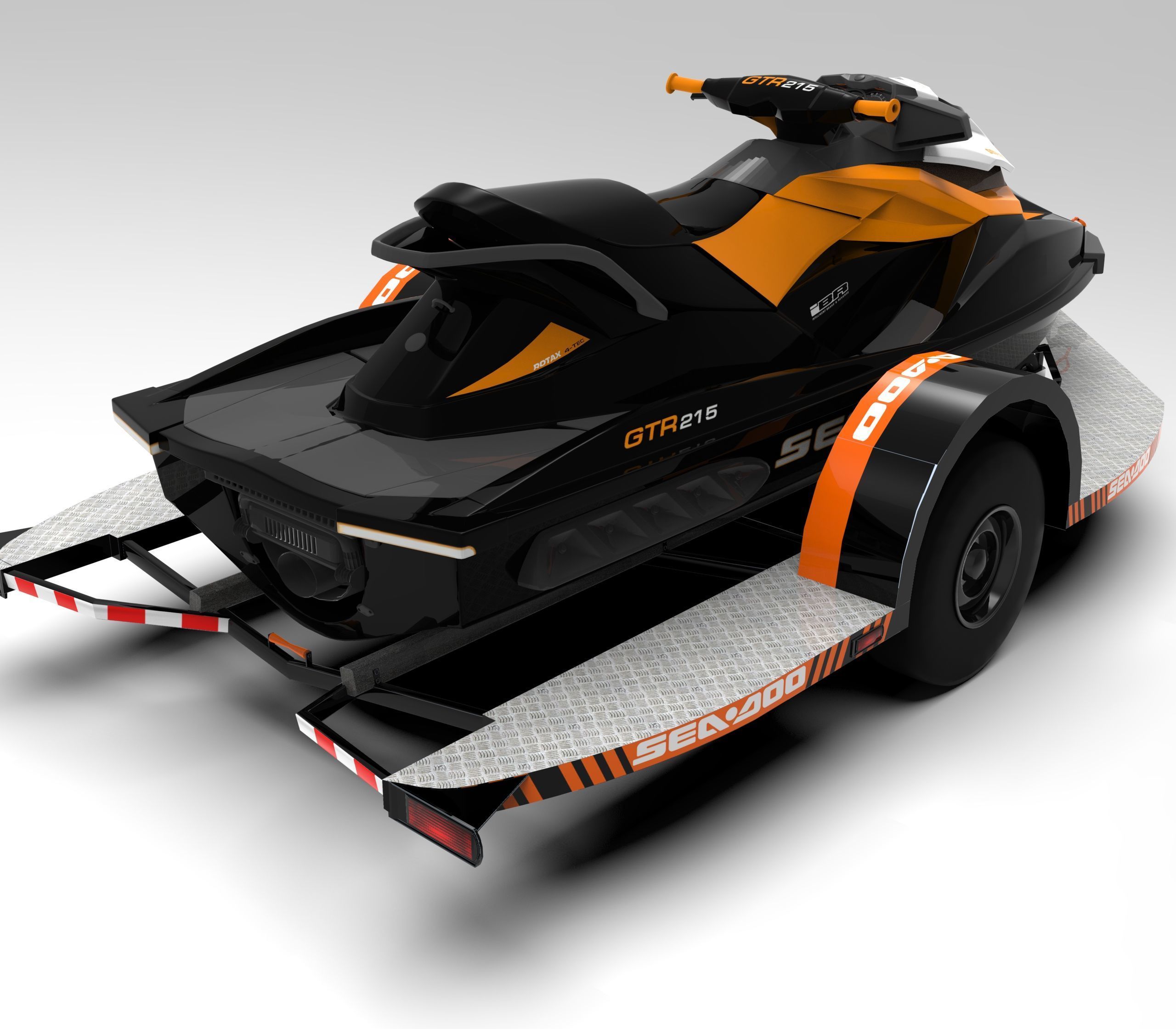 Sea-Doo GTR 215 3D model_4