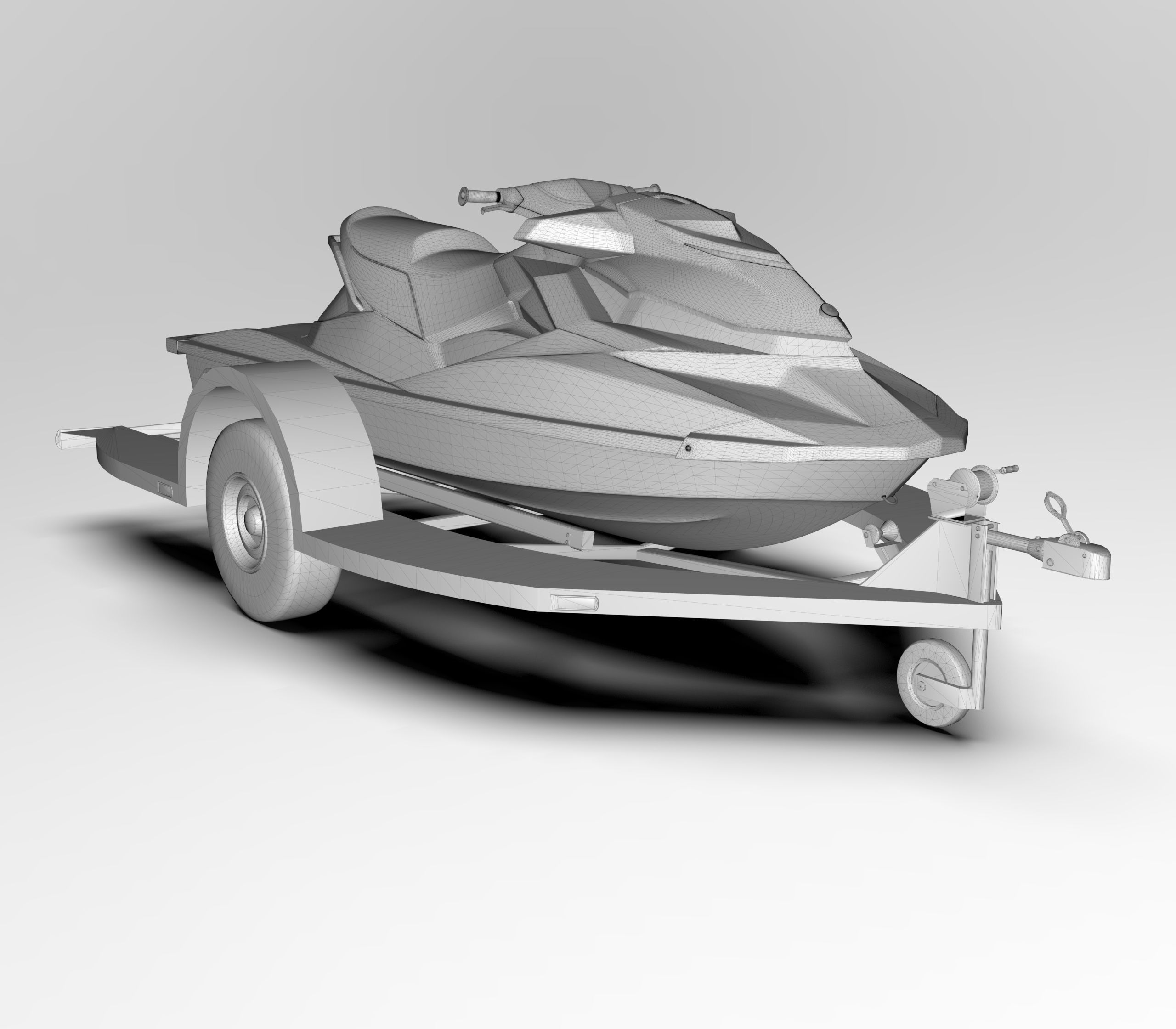 Sea-Doo GTR 215 3D model_5