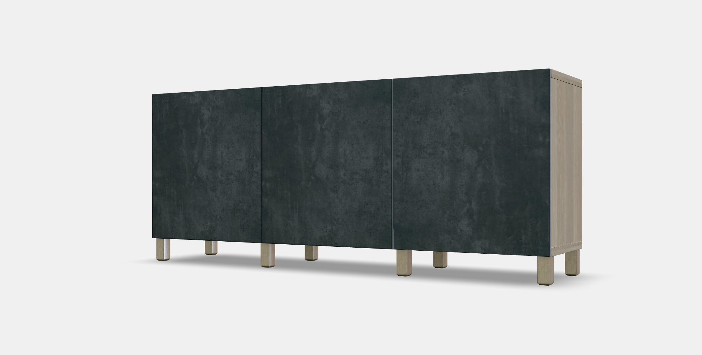 BESTA Storage combination with doors 63 Low-poly 3D model_12