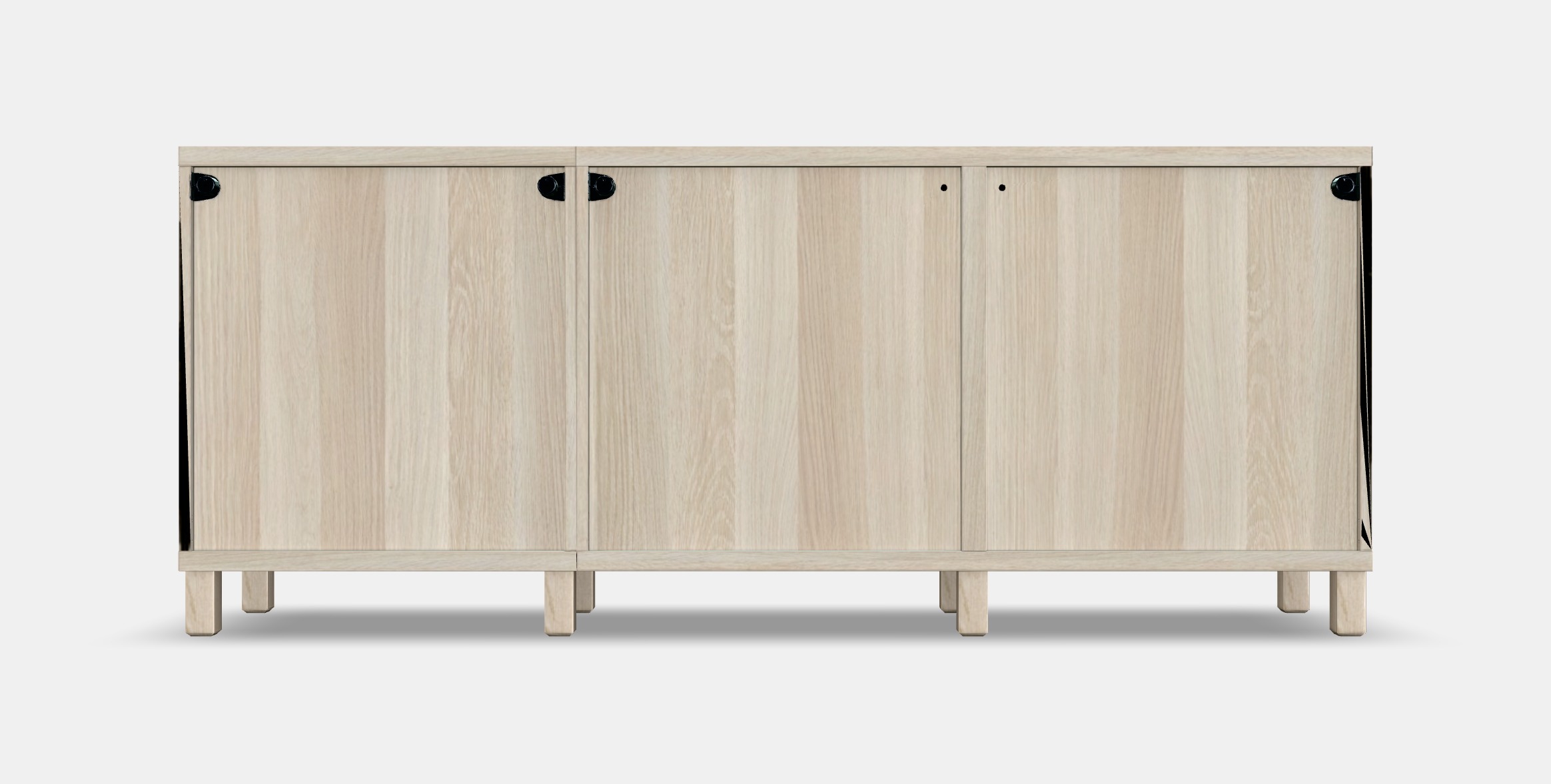 BESTA Storage combination with doors 63 Low-poly 3D model_15