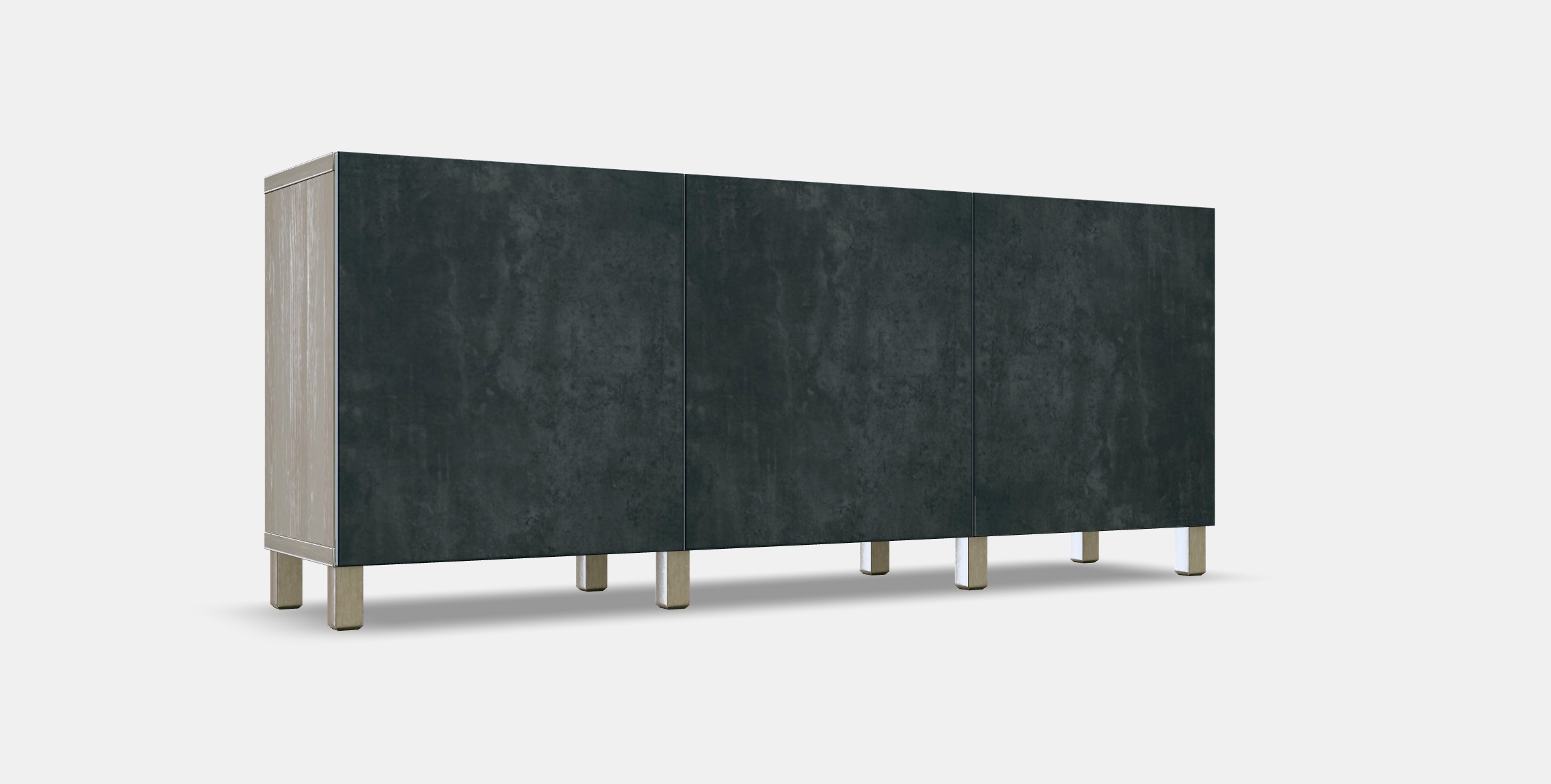 BESTA Storage combination with doors 63 Low-poly 3D model_8