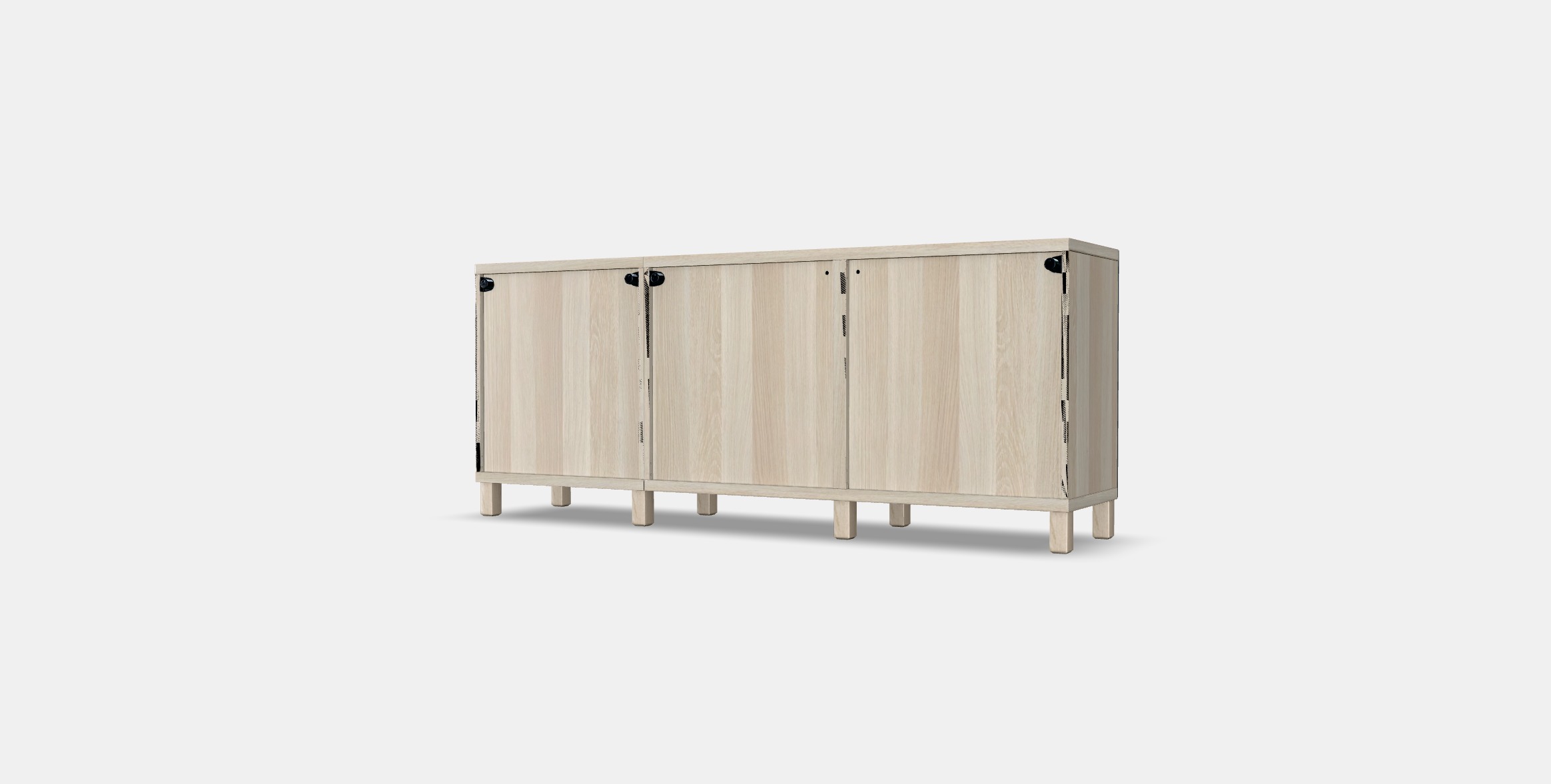 BESTA Storage combination with doors 63 Low-poly 3D model_3