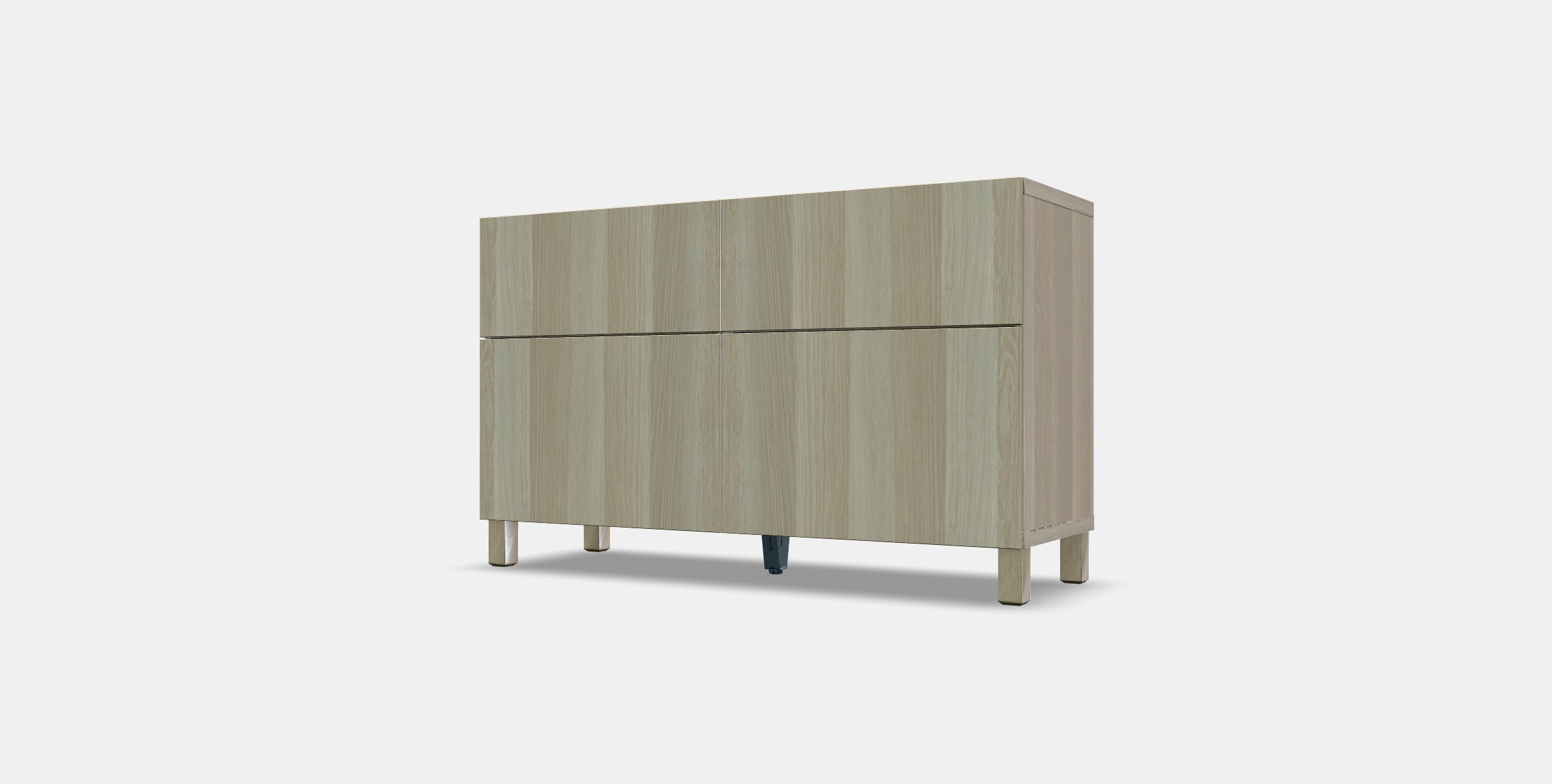 BESTA Storage combination w doors-drawers 4 Low-poly 3D model_14