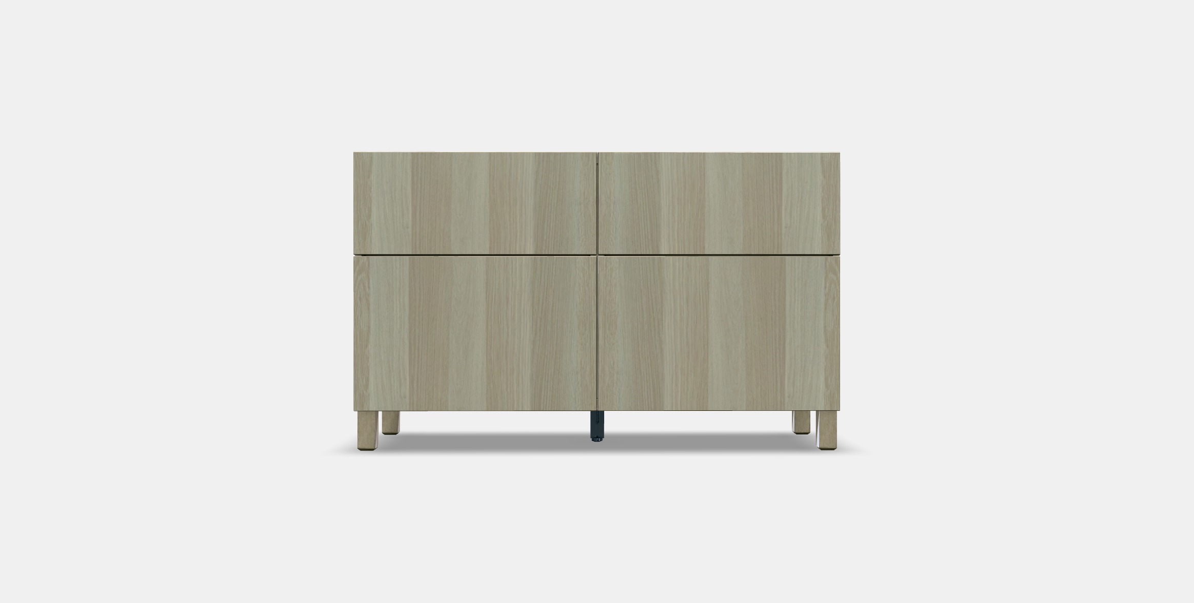 BESTA Storage combination w doors-drawers 4 Low-poly 3D model_8
