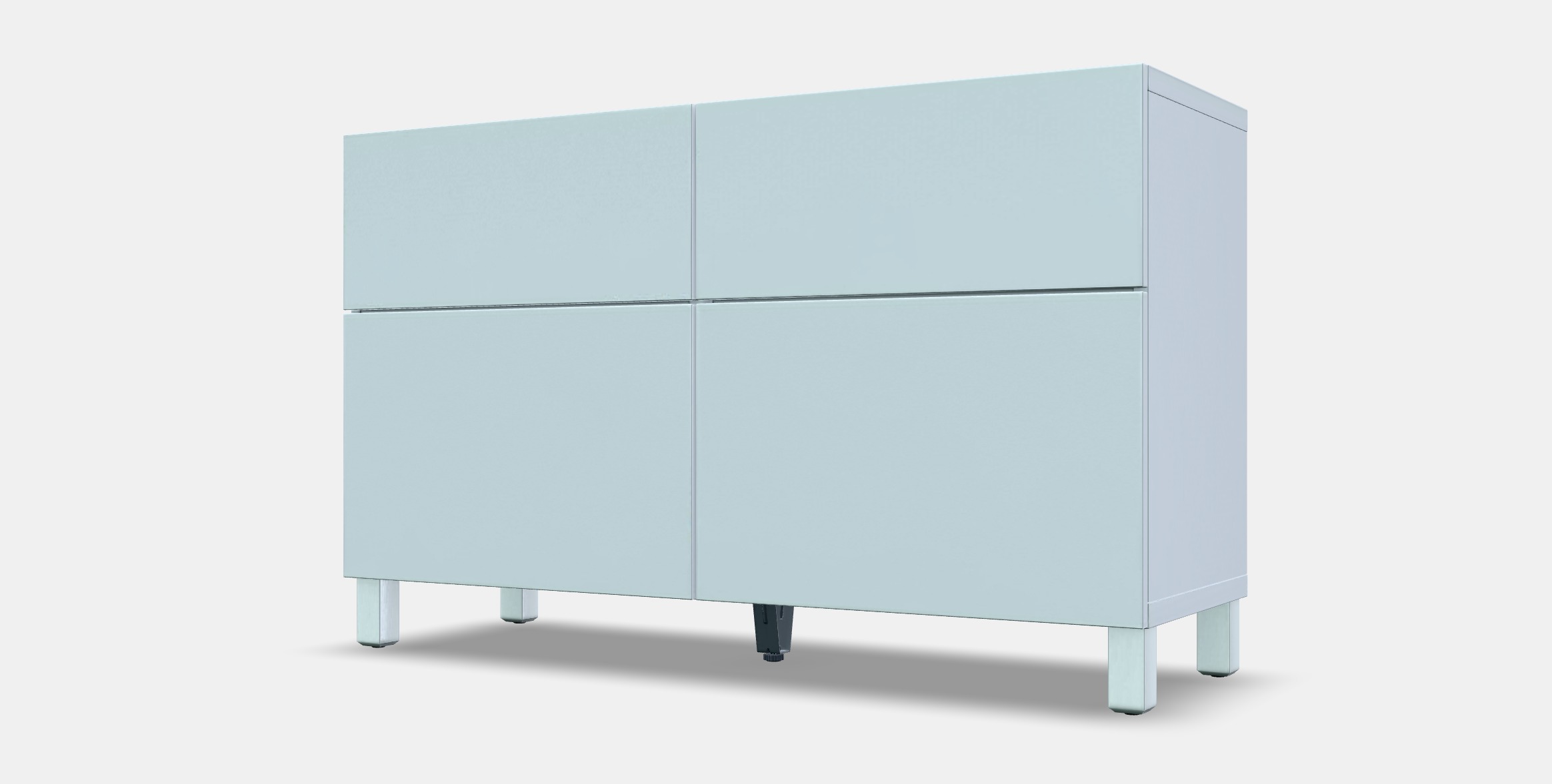 BESTA Storage combination w doors-drawers 5 Low-poly 3D model_13