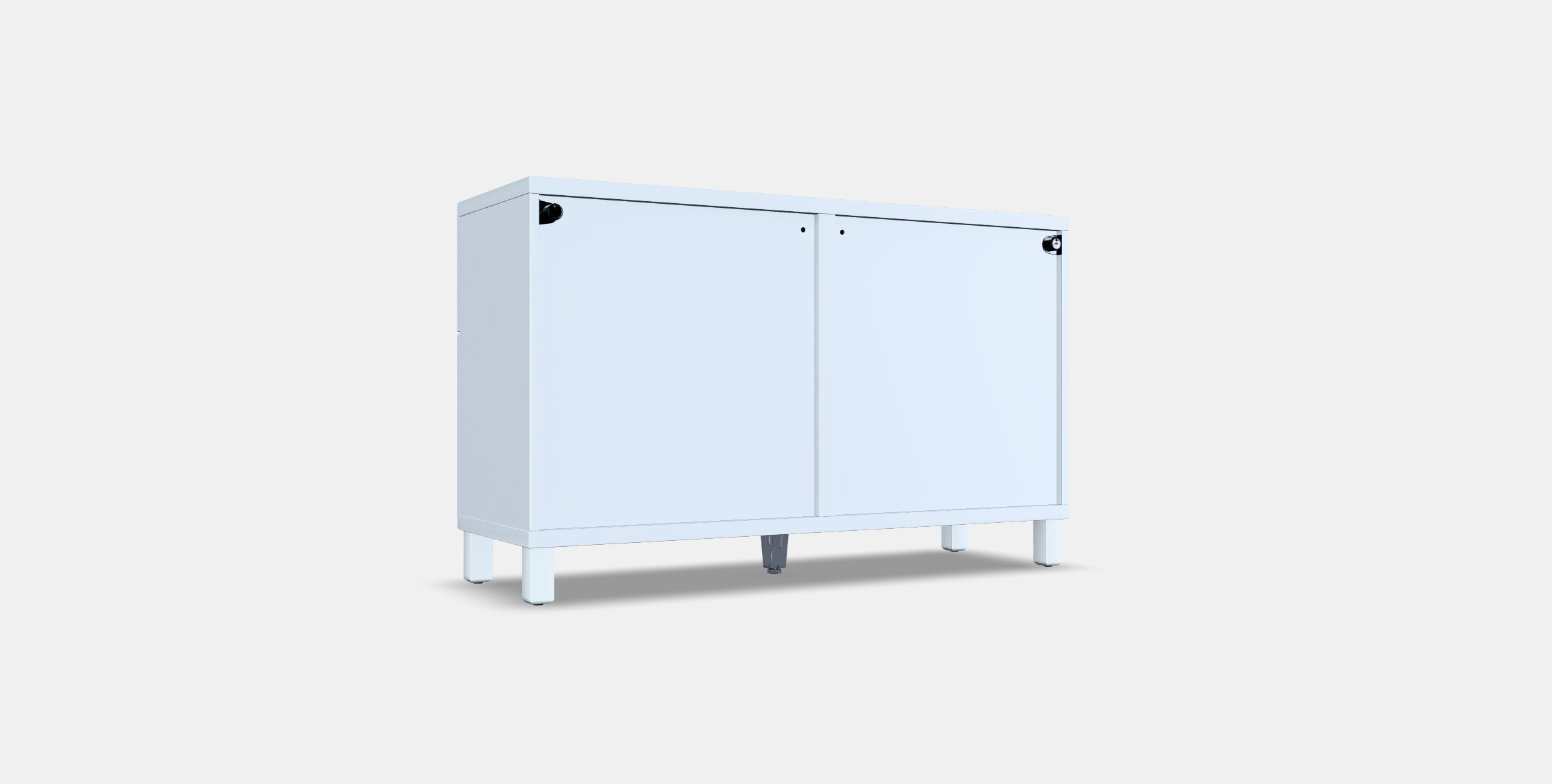 BESTA Storage combination w doors-drawers 5 Low-poly 3D model_16