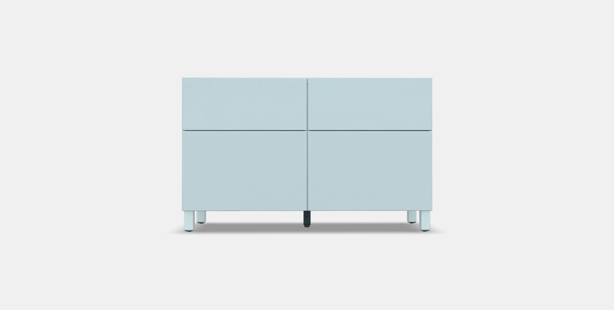 BESTA Storage combination w doors-drawers 5 Low-poly 3D model_9