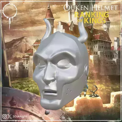 Ouken Helmet scale- Ranking of king 3D print model