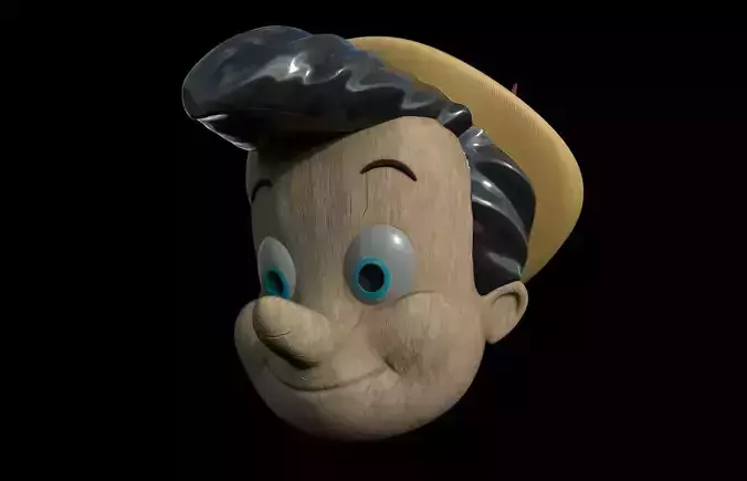 Pinochio Mask 3d digital download
