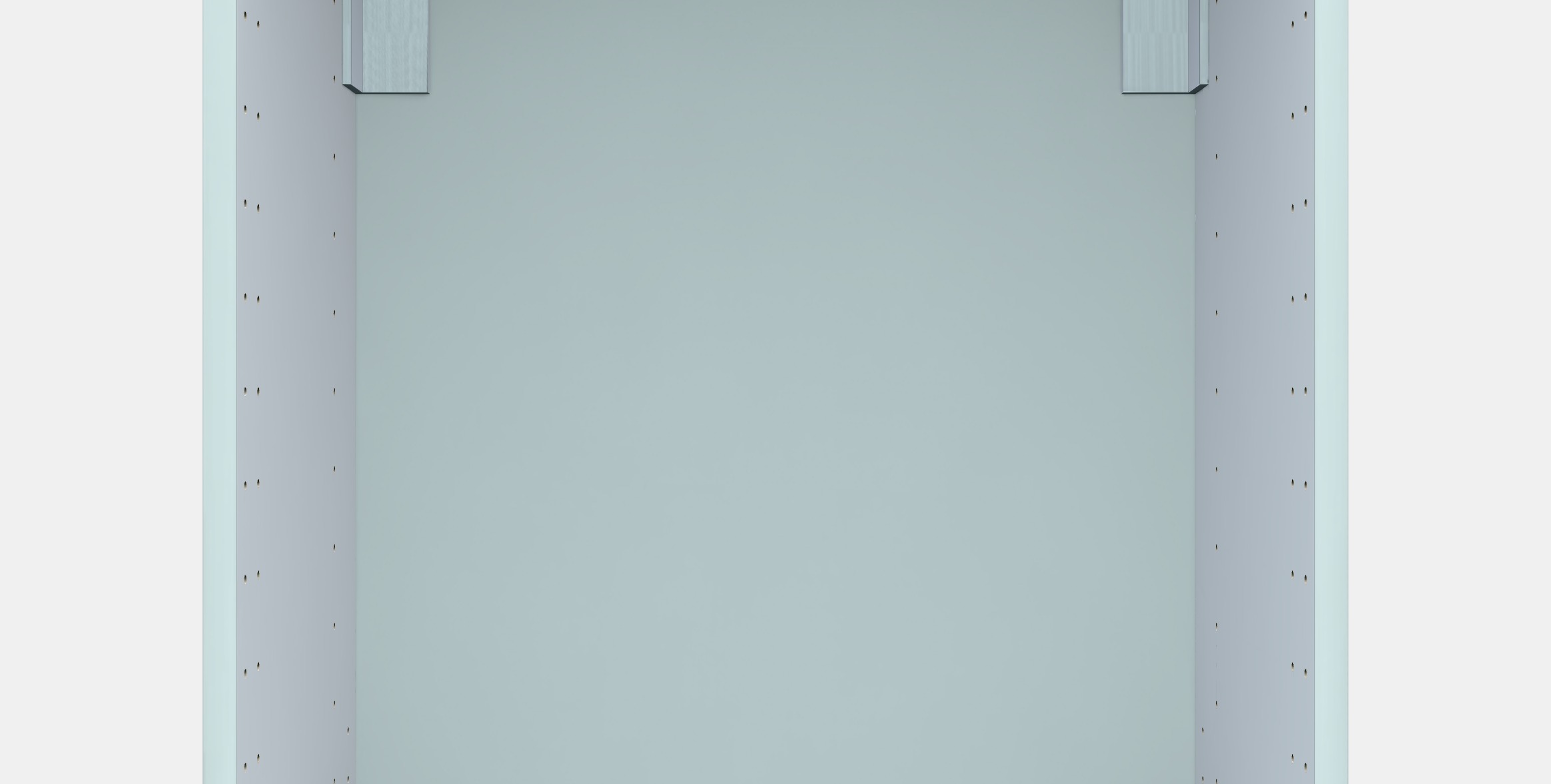 METOD Wall cabinet frame 8 Low-poly 3D model_10