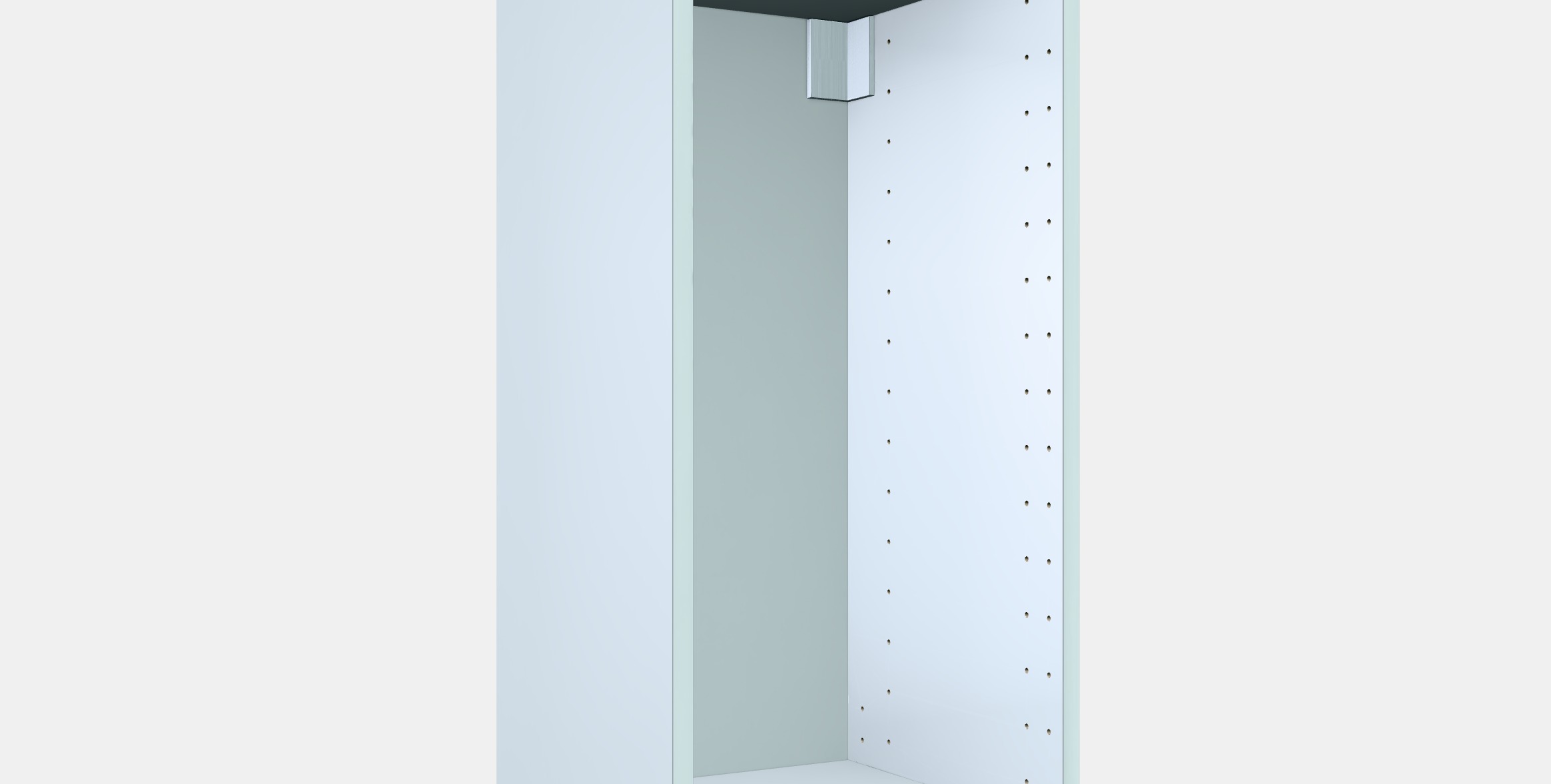 METOD Wall cabinet frame 9 Low-poly 3D model_9