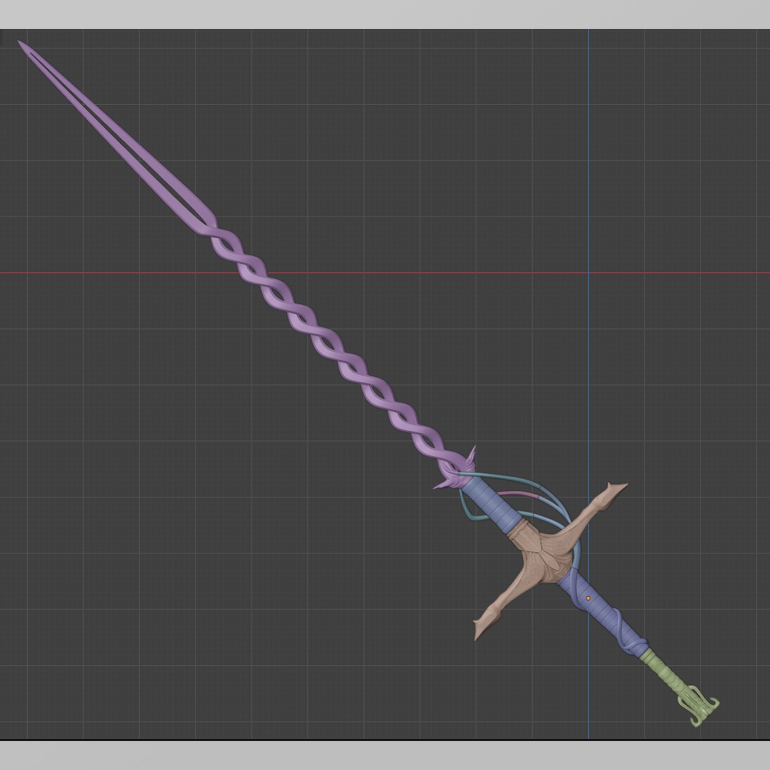 Fire Knight Greatsword scale - Elden Ring 3D print model_6