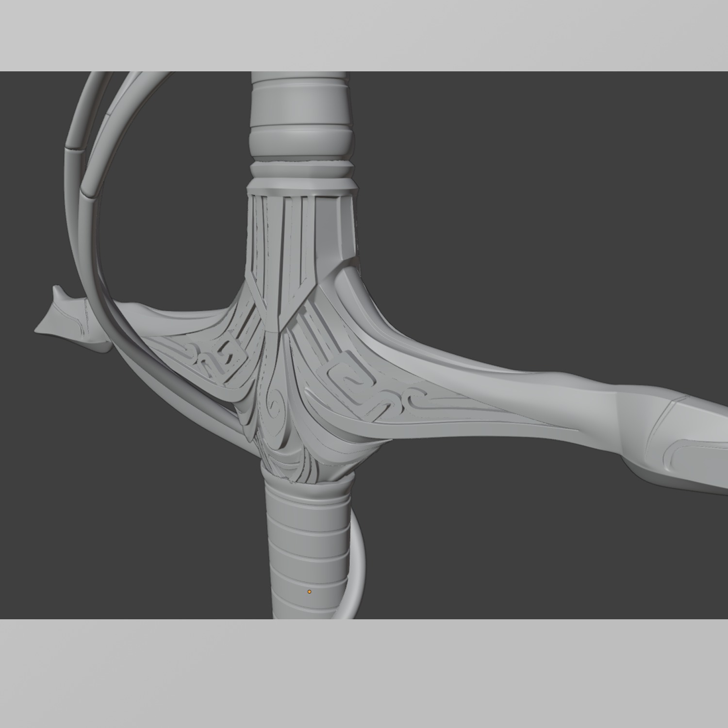 Fire Knight Greatsword scale - Elden Ring 3D print model_3