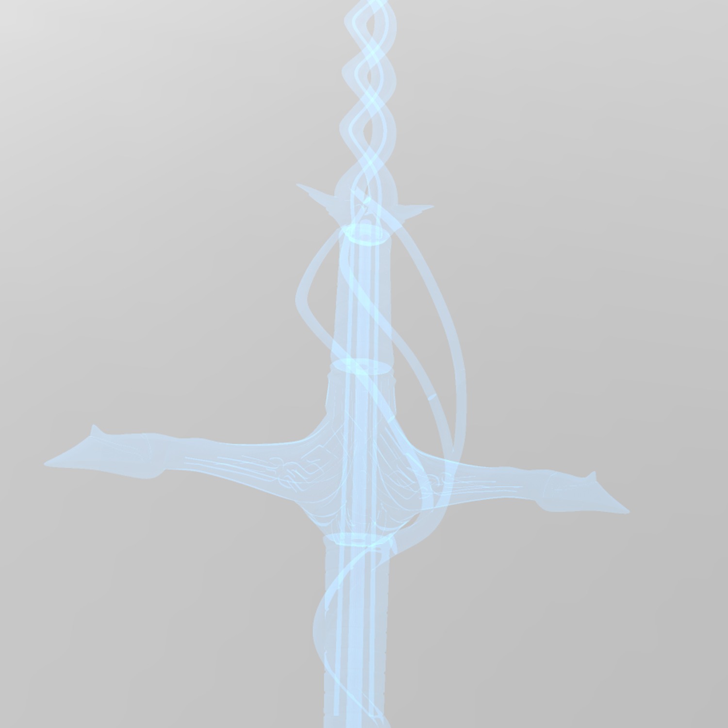 Fire Knight Greatsword scale - Elden Ring 3D print model_7