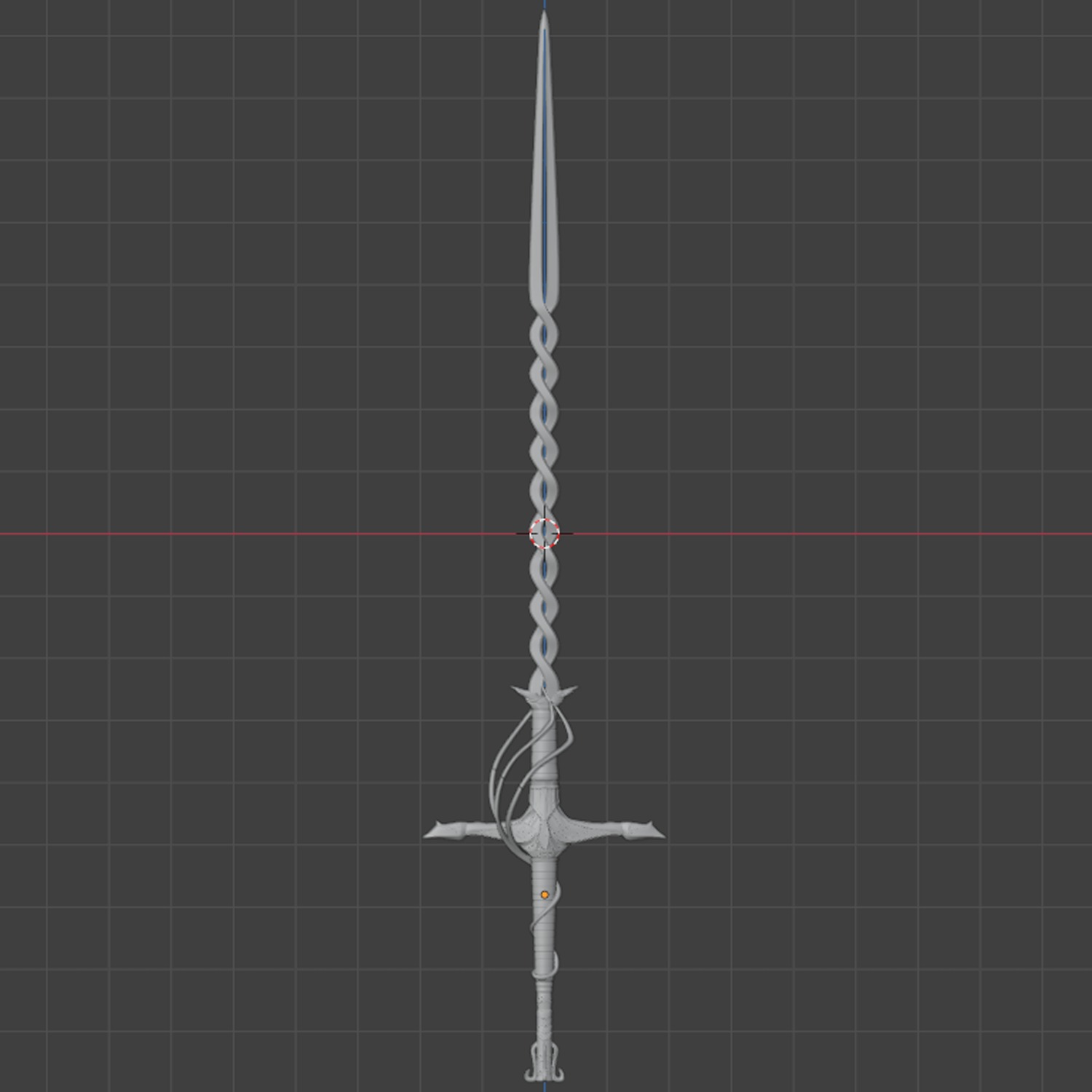 Fire Knight Greatsword scale - Elden Ring 3D print model_1