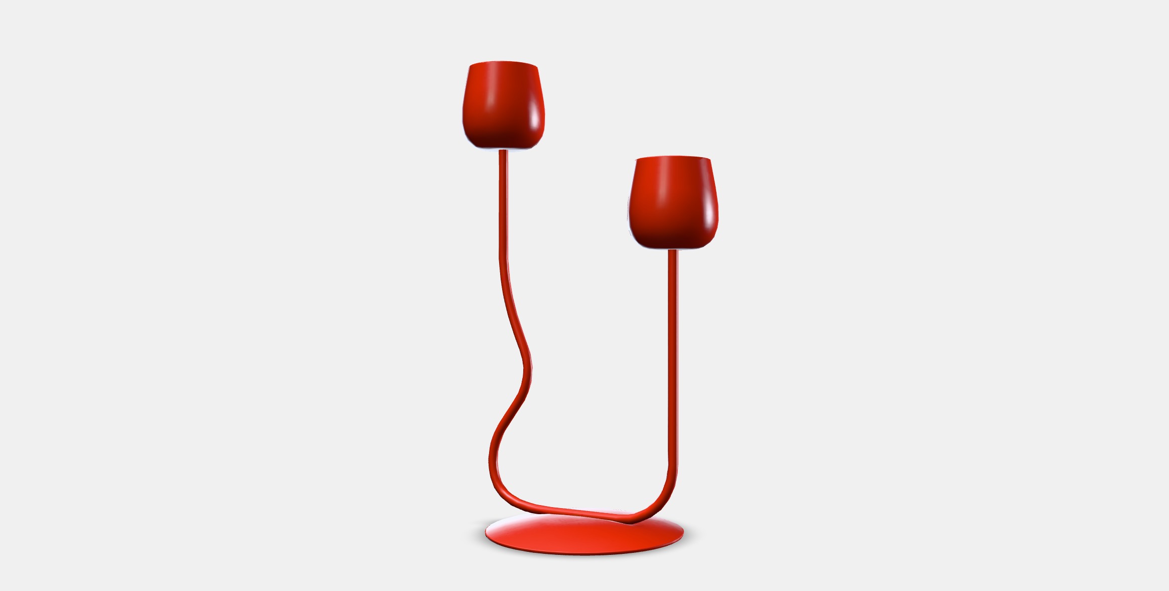 SILVERPARON Candlestick-tealight holder Low-poly 3D model_12