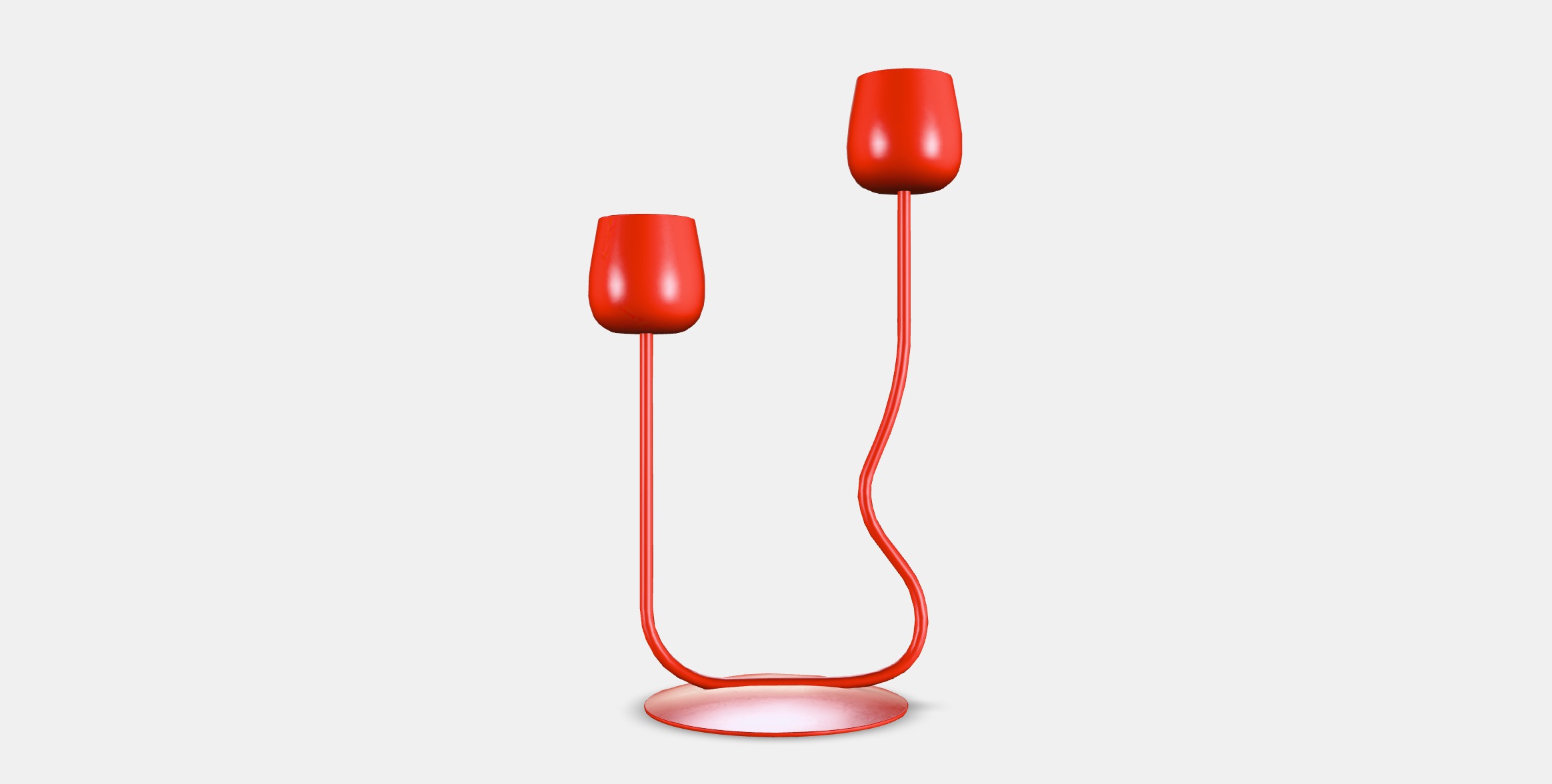 SILVERPARON Candlestick-tealight holder Low-poly 3D model_14