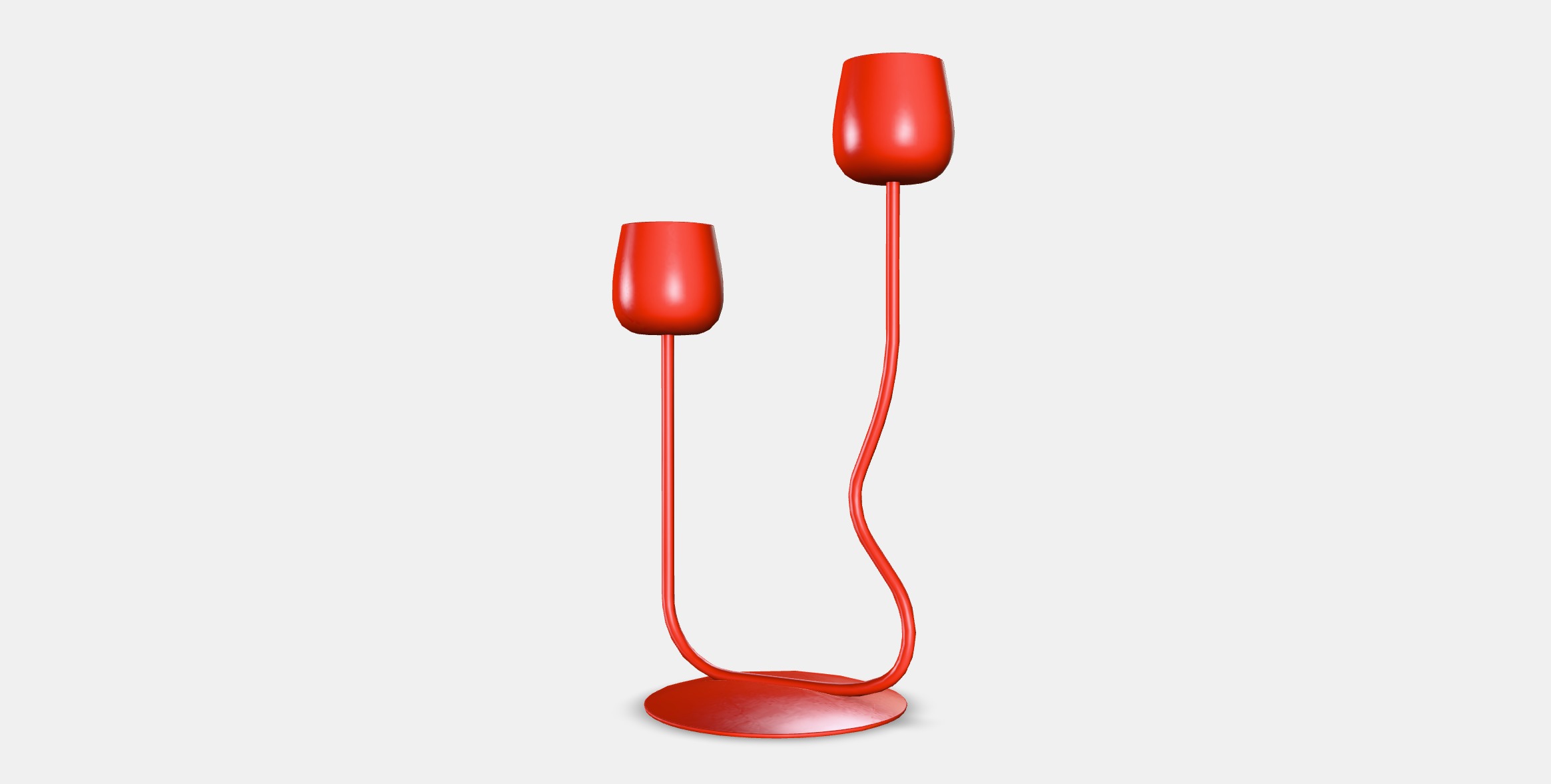 SILVERPARON Candlestick-tealight holder Low-poly 3D model_5