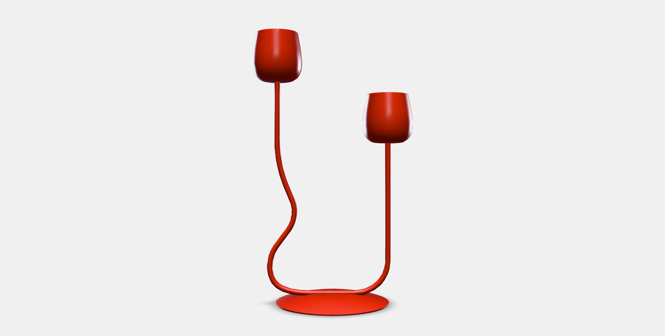 SILVERPARON Candlestick-tealight holder Low-poly 3D model_10