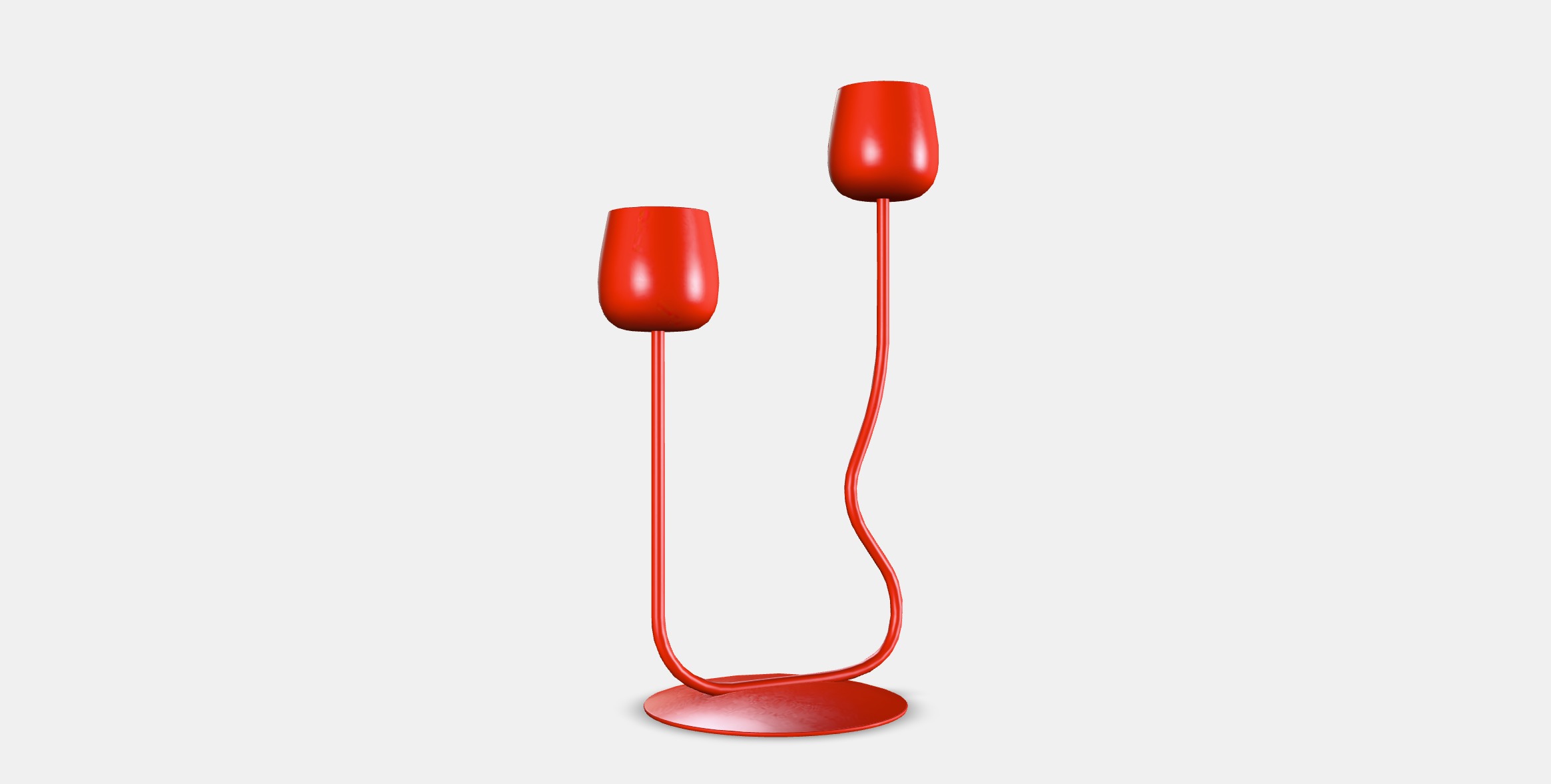 SILVERPARON Candlestick-tealight holder Low-poly 3D model_16