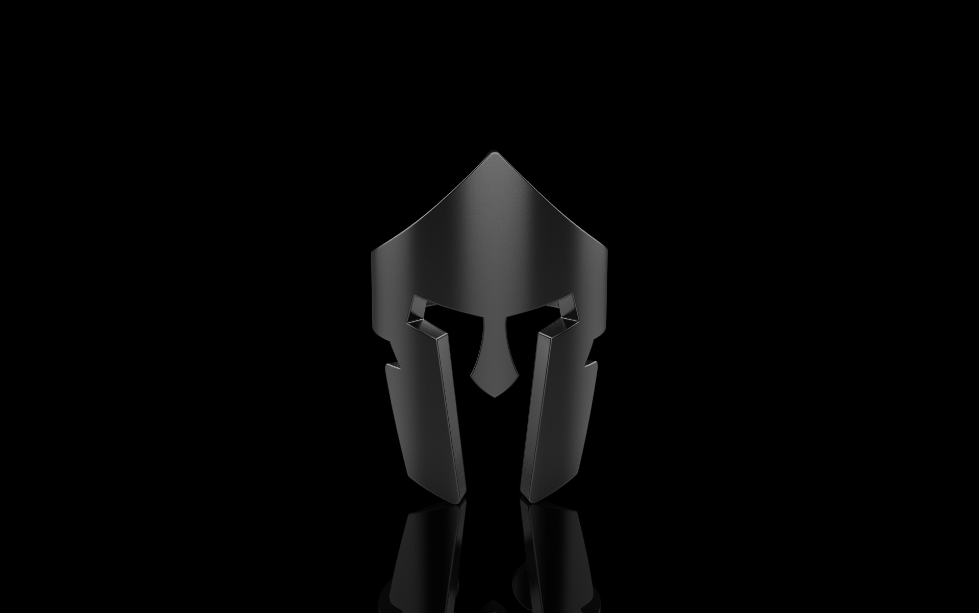 Spartan Helmet ring model 1010 3D print model_15