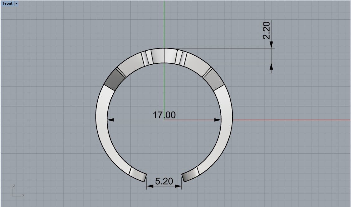 Spartan Helmet ring model 1010 3D print model_7