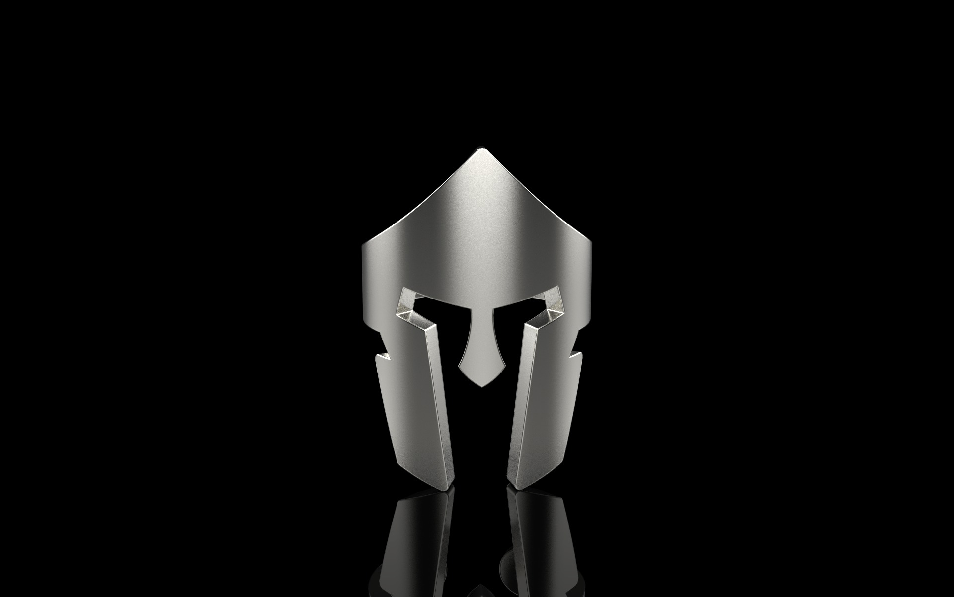 Spartan Helmet ring model 1010 3D print model_16