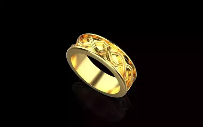 Celtic knot wedding ring model 1011
