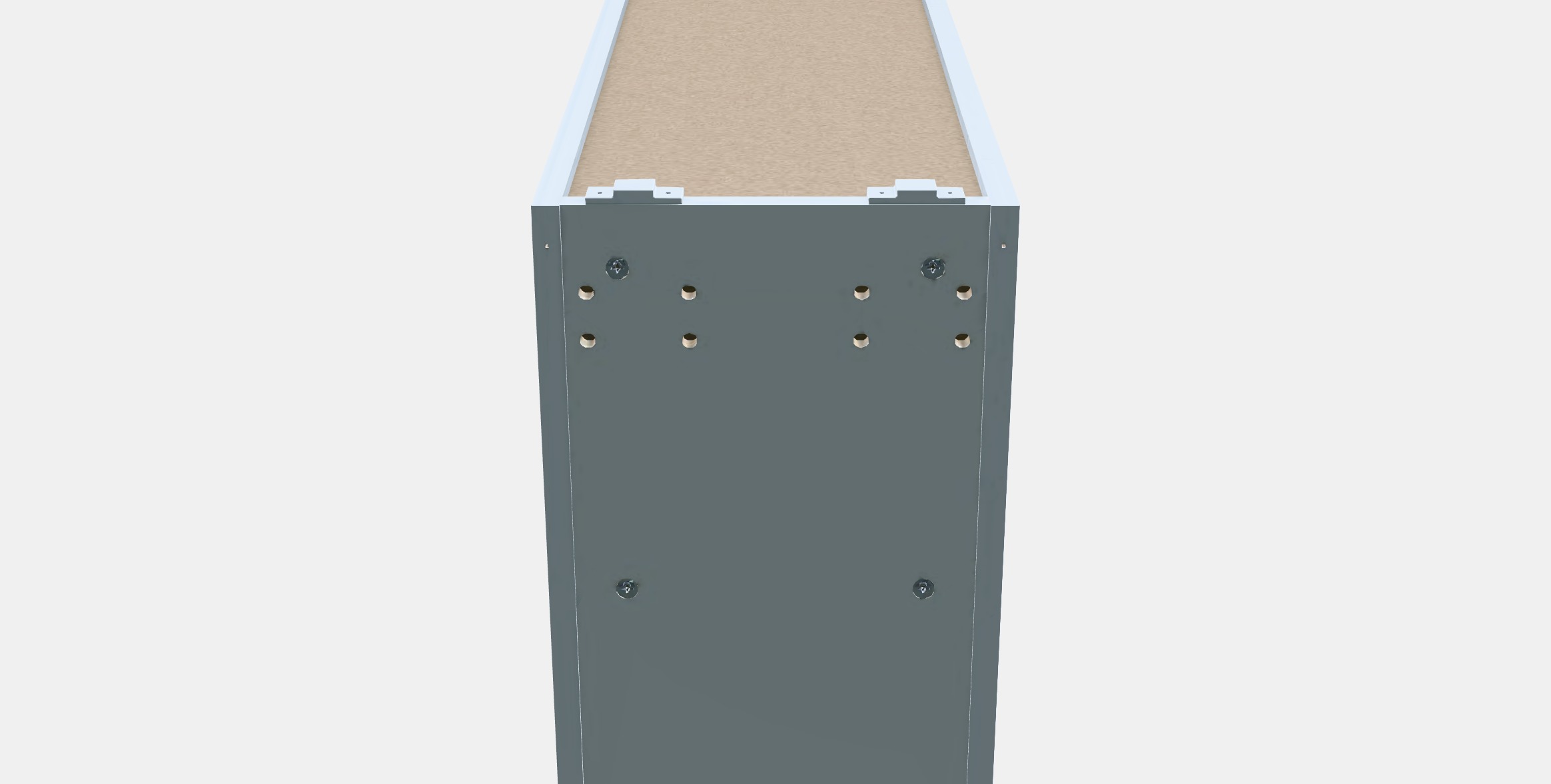 METOD Base cabinet frame 6 Low-poly 3D model_8