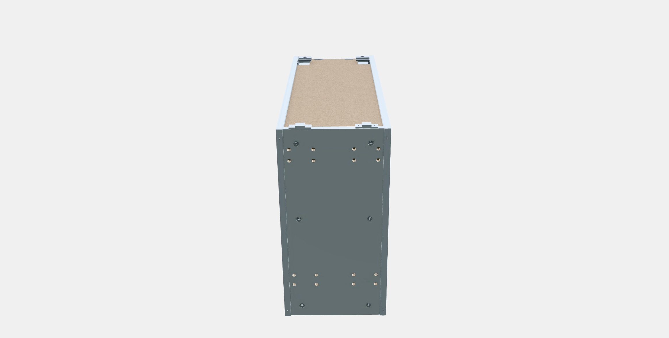 METOD Base cabinet frame 6 Low-poly 3D model_7