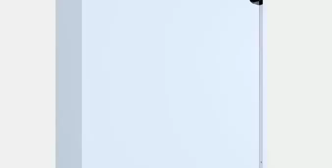 BESTA Shelf unit with glass door 25