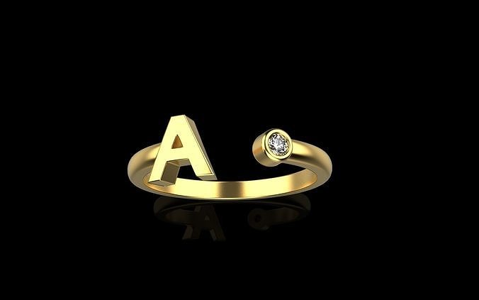 Initial ring model 1014 3D print model