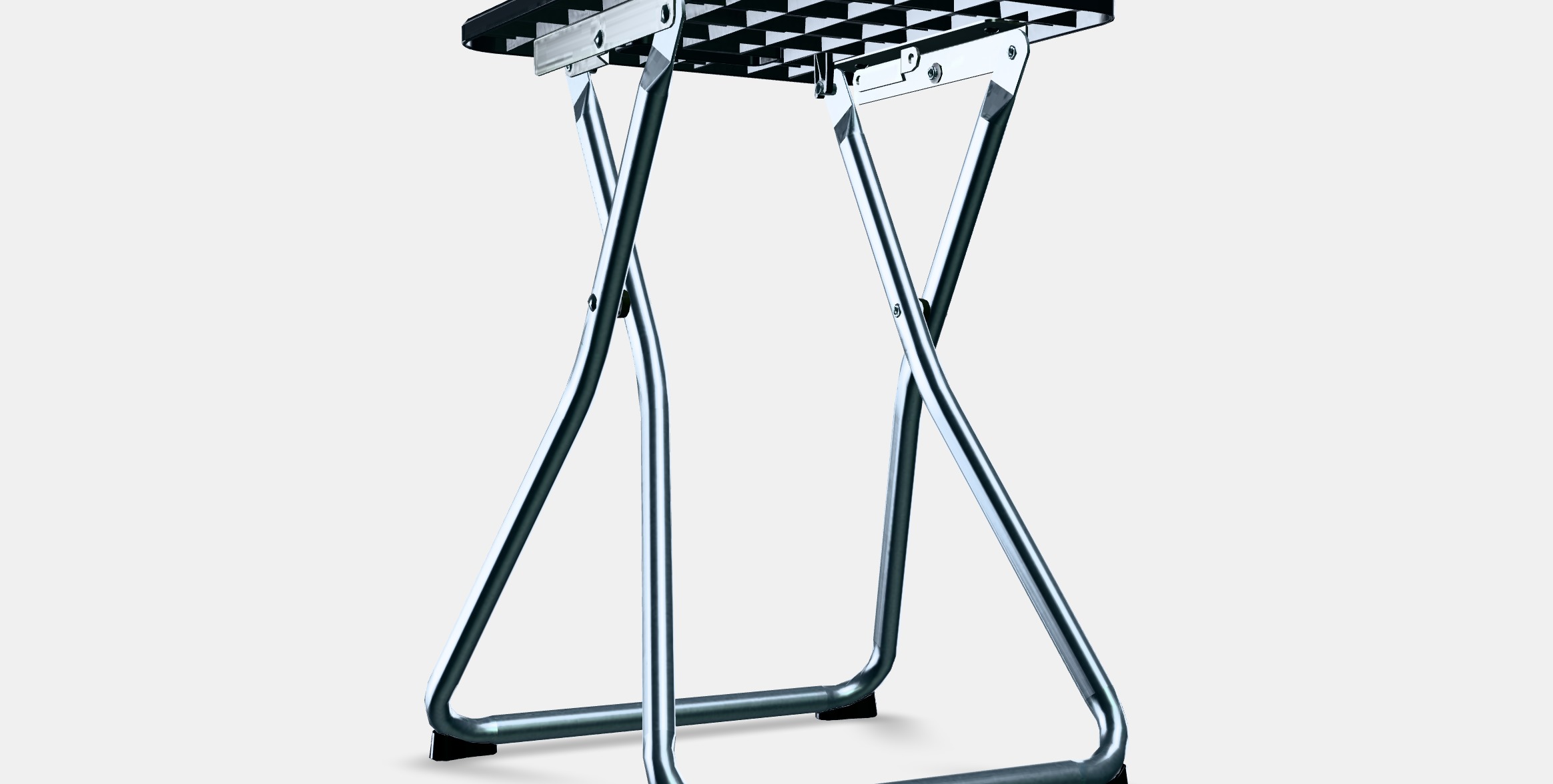 GUNDE Folding stool Low-poly 3D model_9