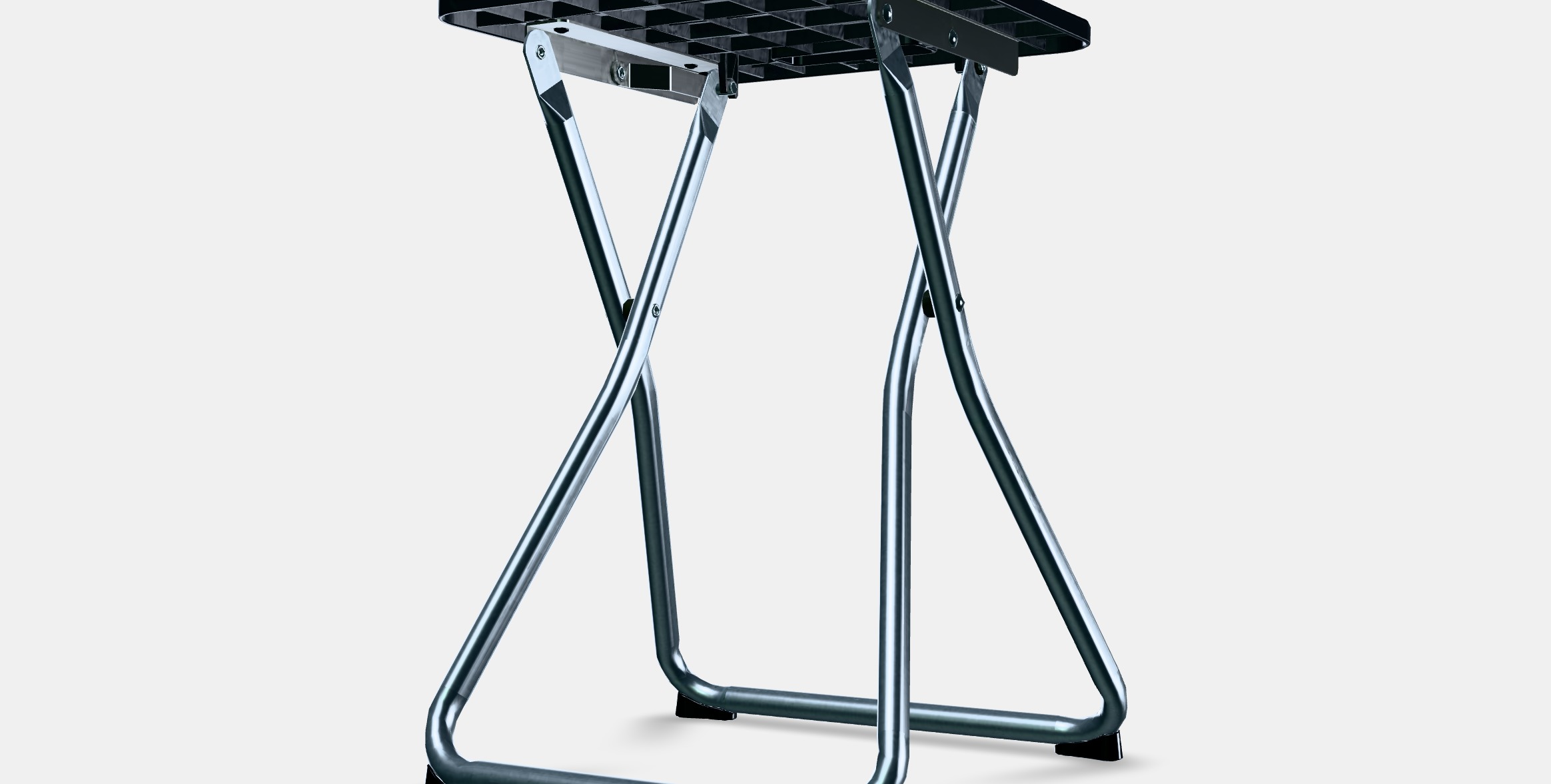 GUNDE Folding stool Low-poly 3D model_13