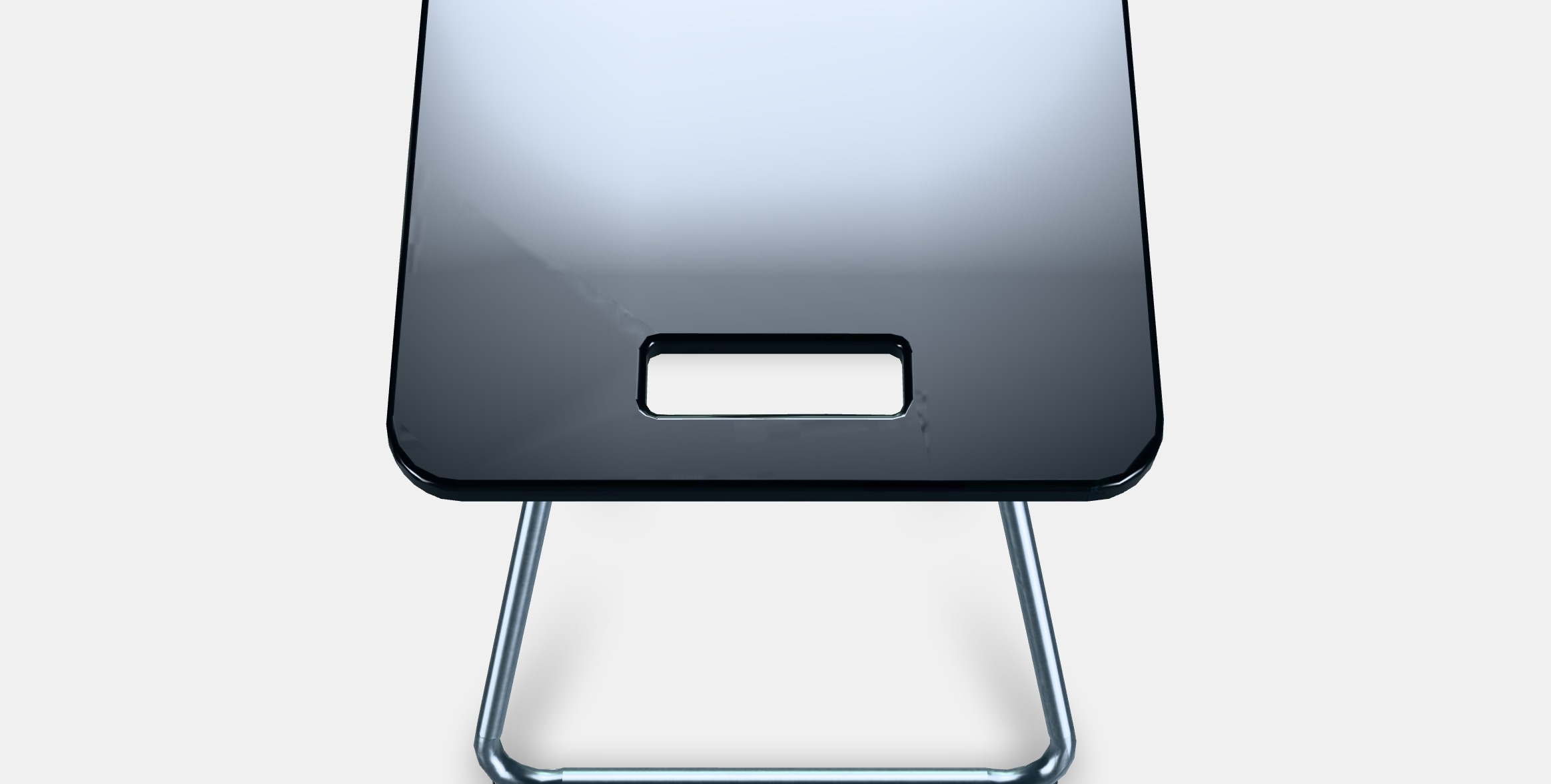 GUNDE Folding stool Low-poly 3D model_4