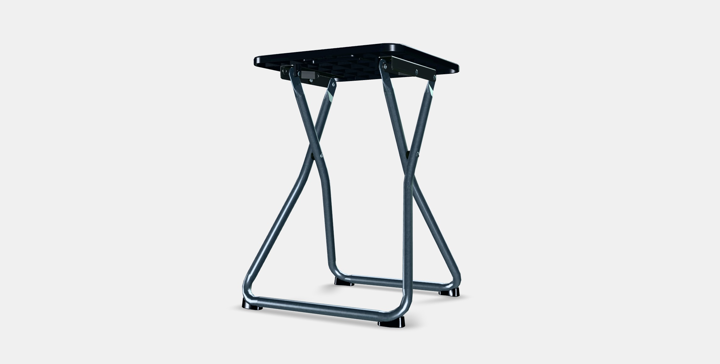 GUNDE Folding stool Low-poly 3D model_5